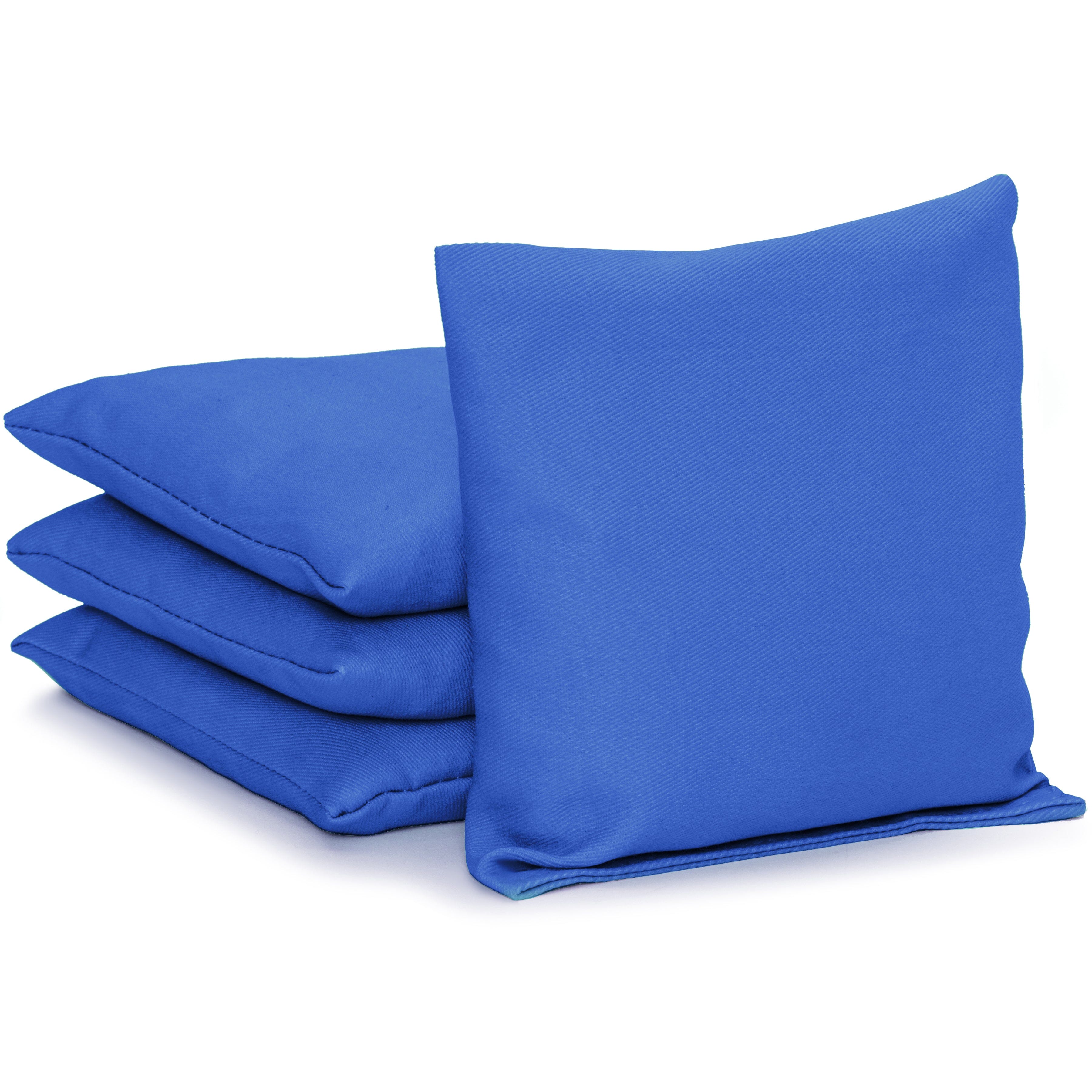 GoSports Cornhole Bean Bags Set of 4 - Regulation All Weather - Classic Royal Blue Cornhole GoSports