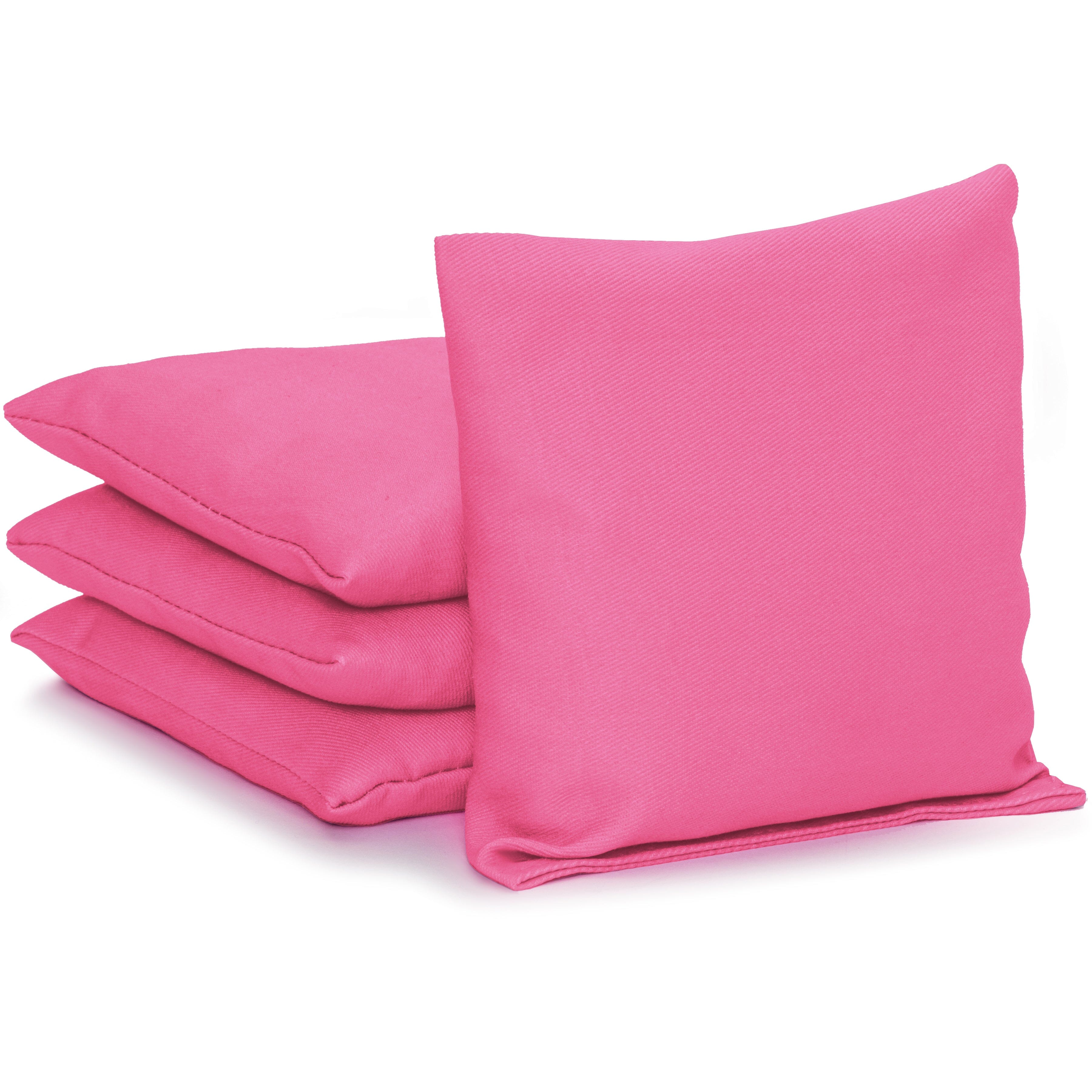 GoSports Cornhole Bean Bags Set of 4 - Regulation All Weather - Classic Pink Cornhole GoSports