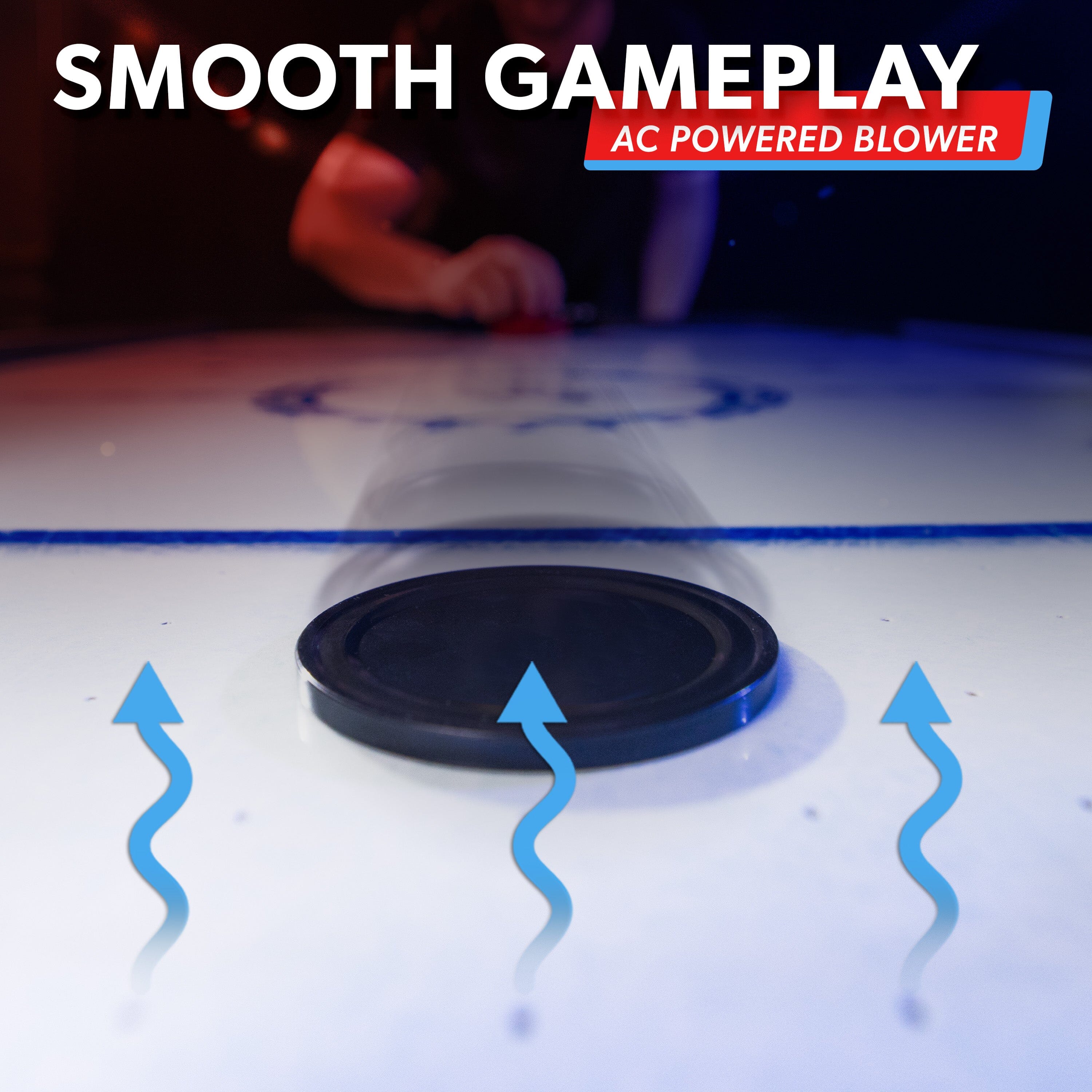 GoSports 48 Inch Air Hockey Arcade Table for Kids - Oak or Black GoSports