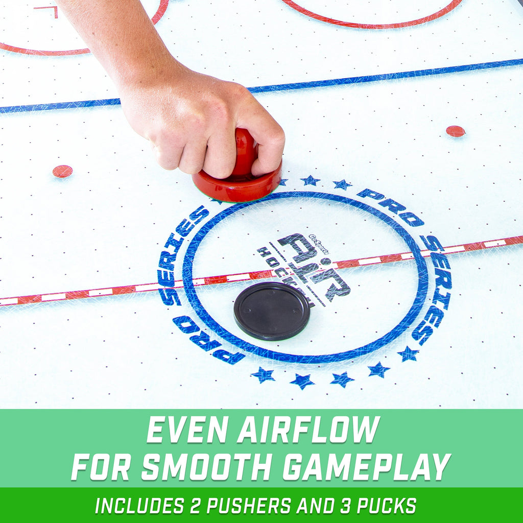 GoSports 54 Inch Air Hockey Arcade Table for Kids & Adults - Black GoSports 