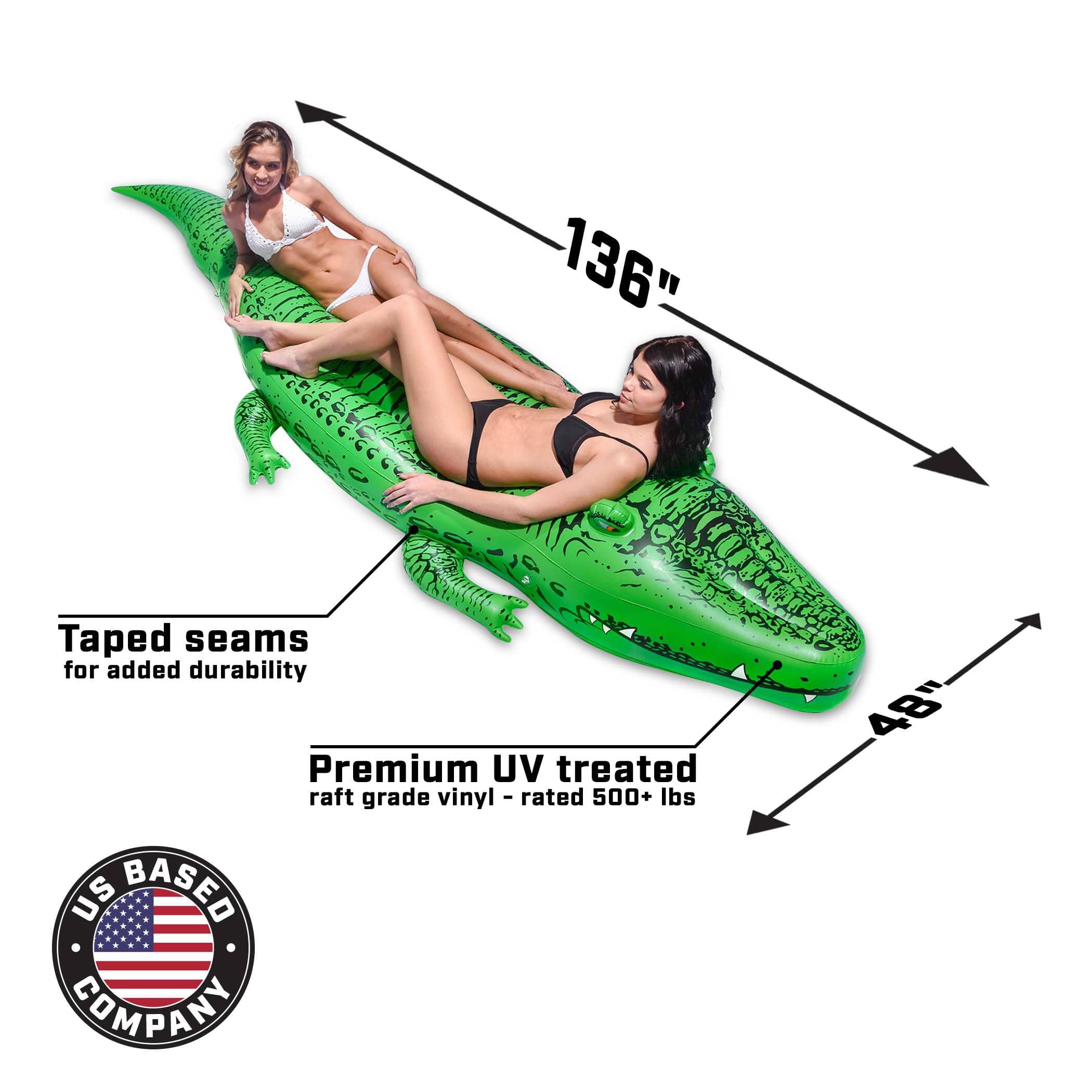 GoFloats BigAl' Giant Inflatable Pool Float GoFloats