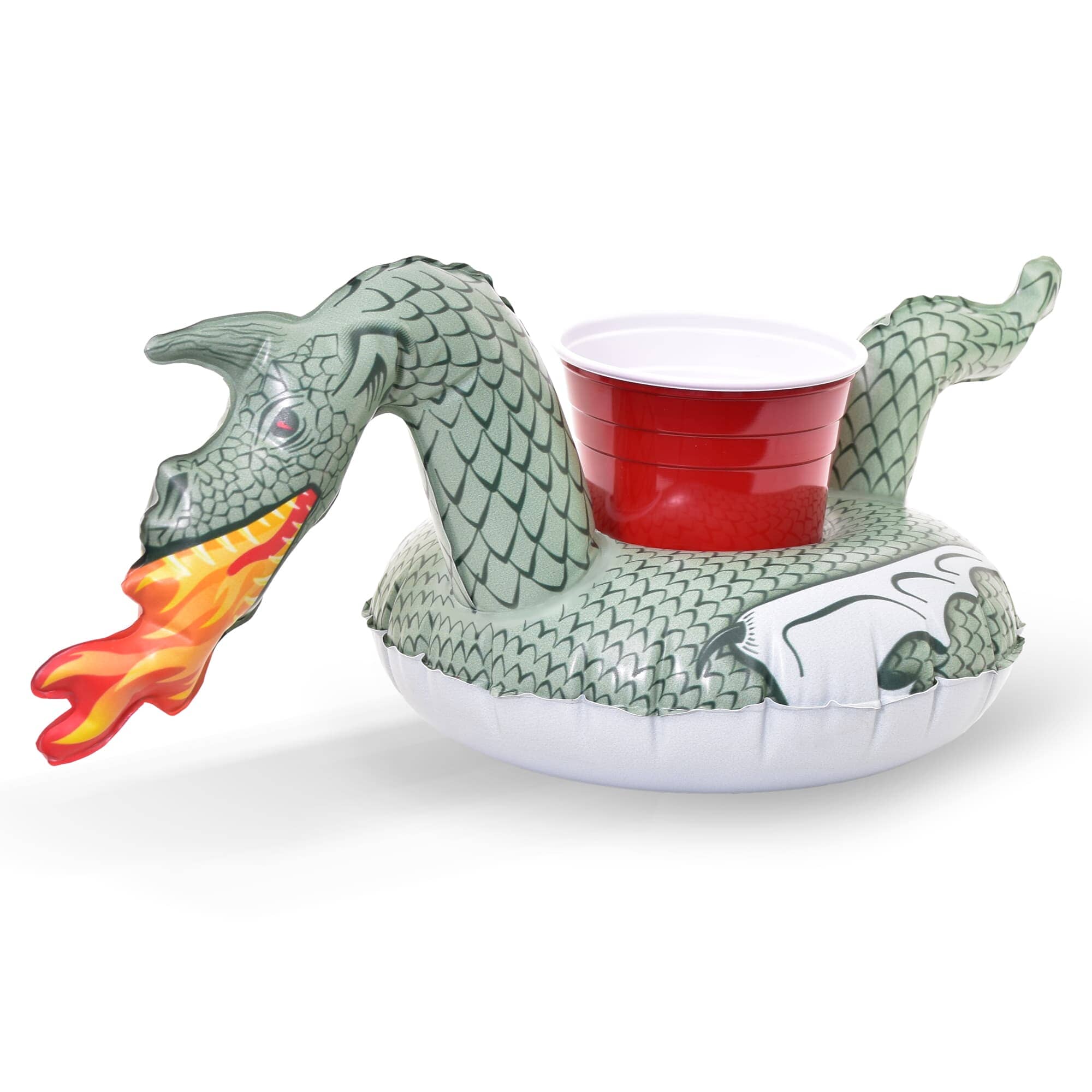 GoFloats Inflatable Drink Holders 3-Pack - Fire Dragon GoFloats