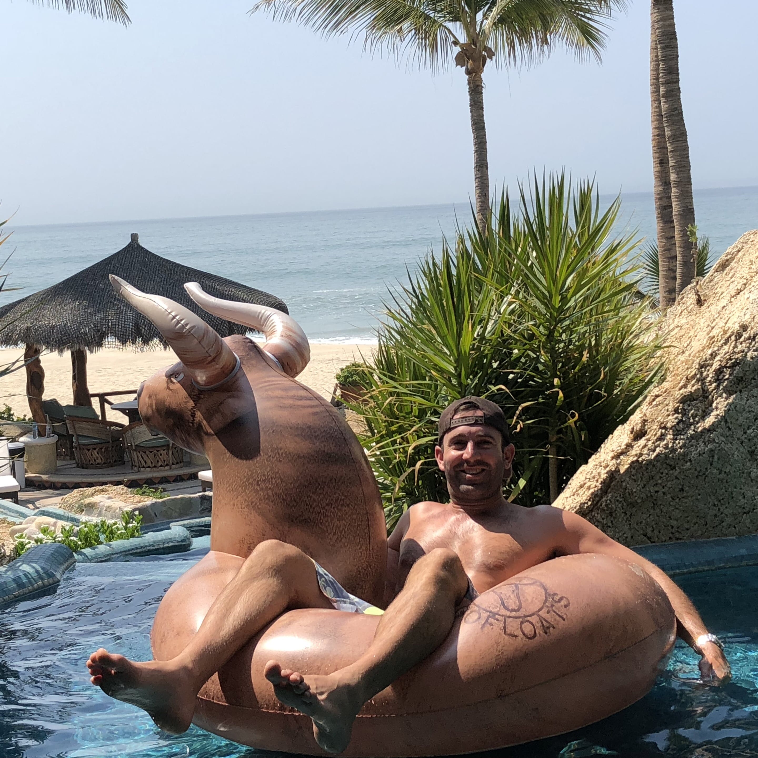 GoFloats Inflatable Pool Float Party Tube - Buckin' Bull GoFloats