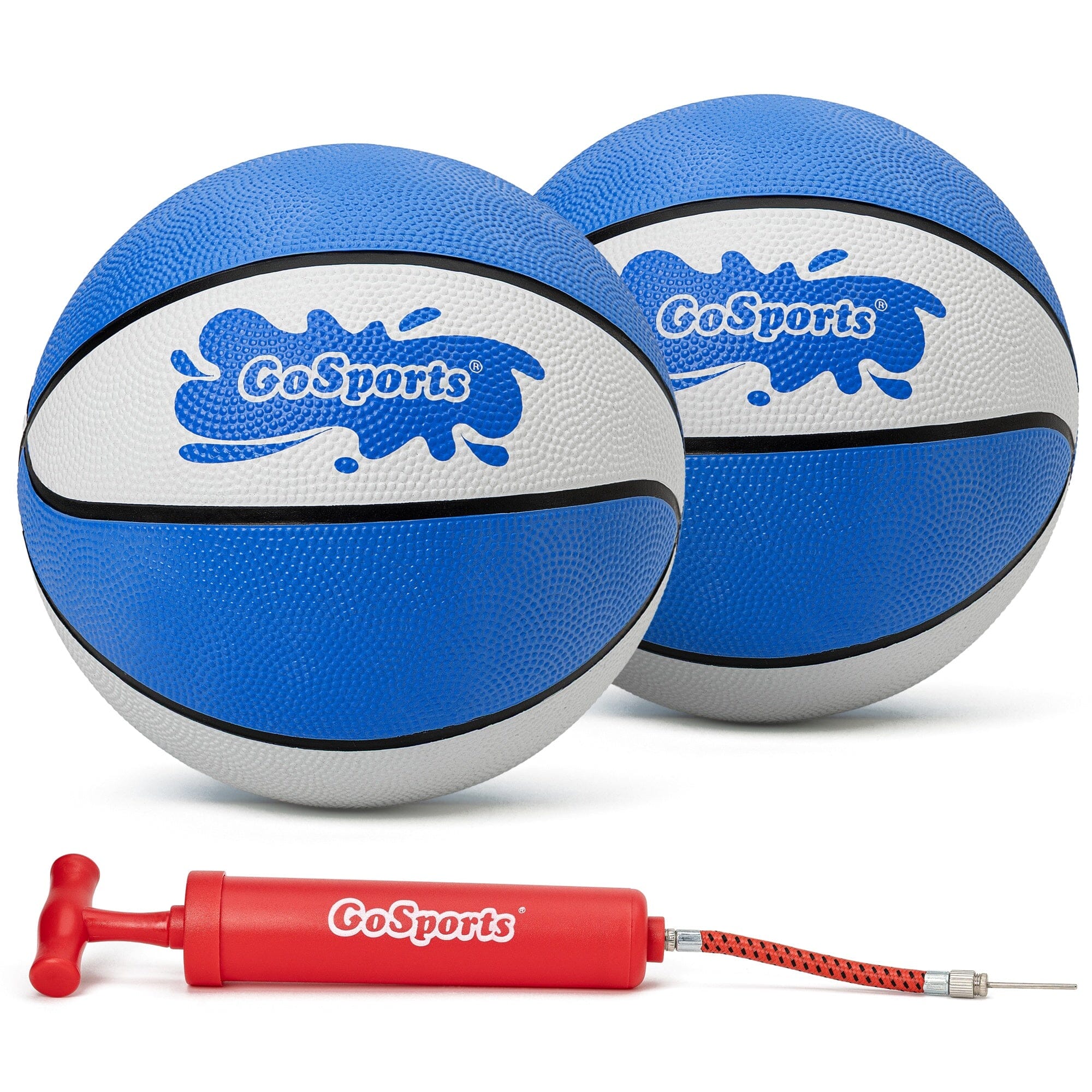 GoSports Water Basketballs 2 Pack - Choose Between Size 3 and Size 6, Great for Swimming Pool Basketball Hoops Pool Toy GoSports