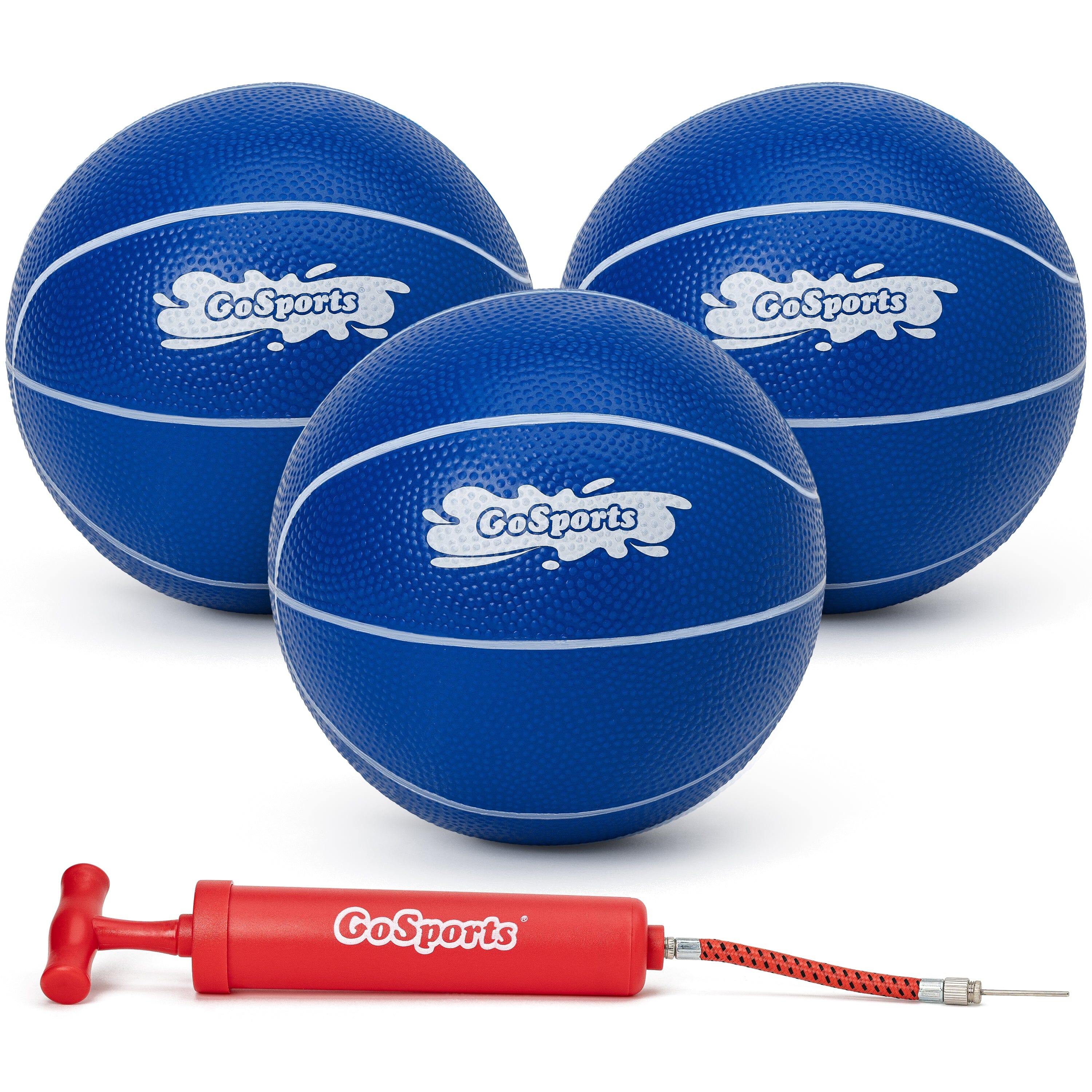 GoSports Swimming Pool Basketballs 3-Pack - Blue Pool Toy GoSports