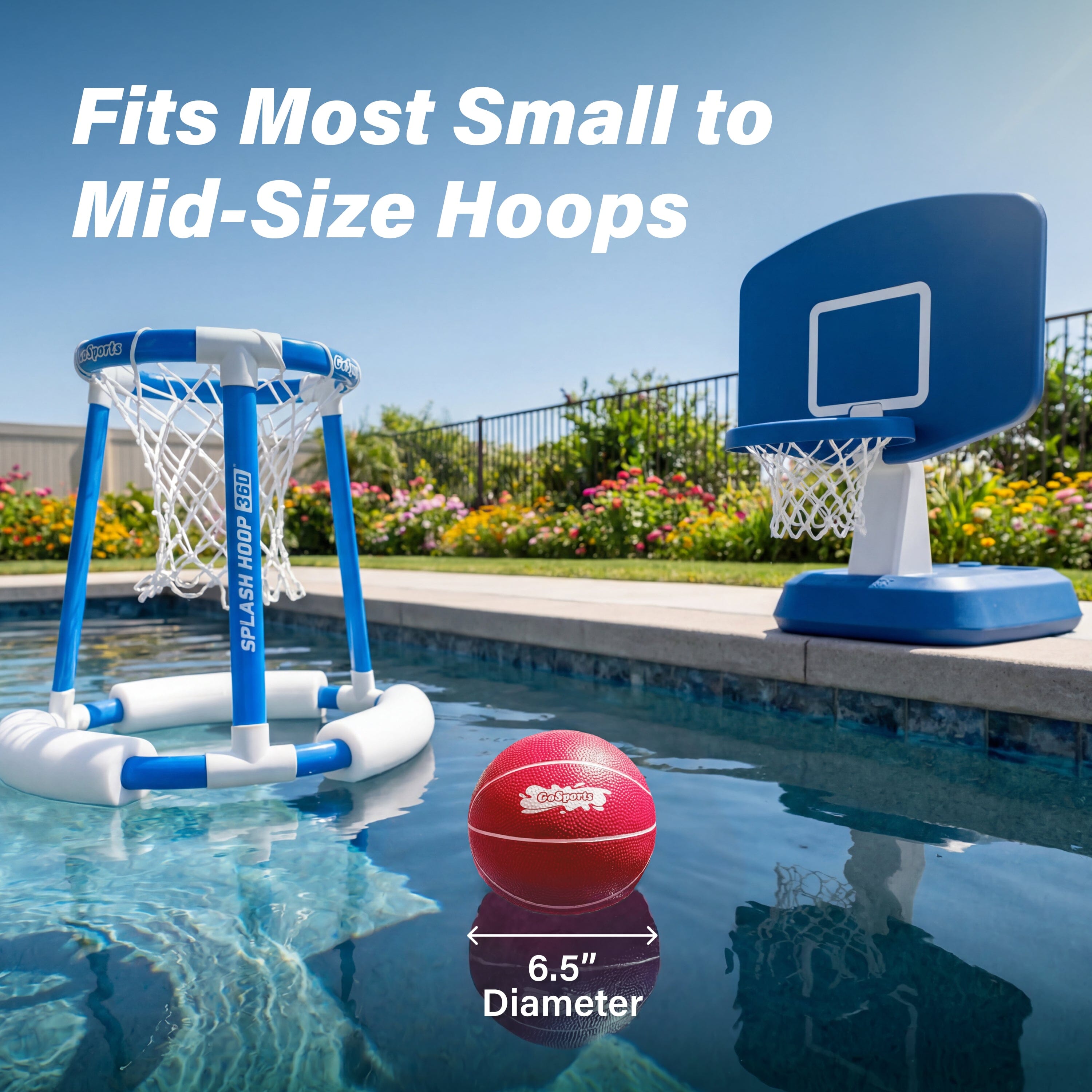 GoSports Swimming Pool Basketballs Pool Toy GoSports