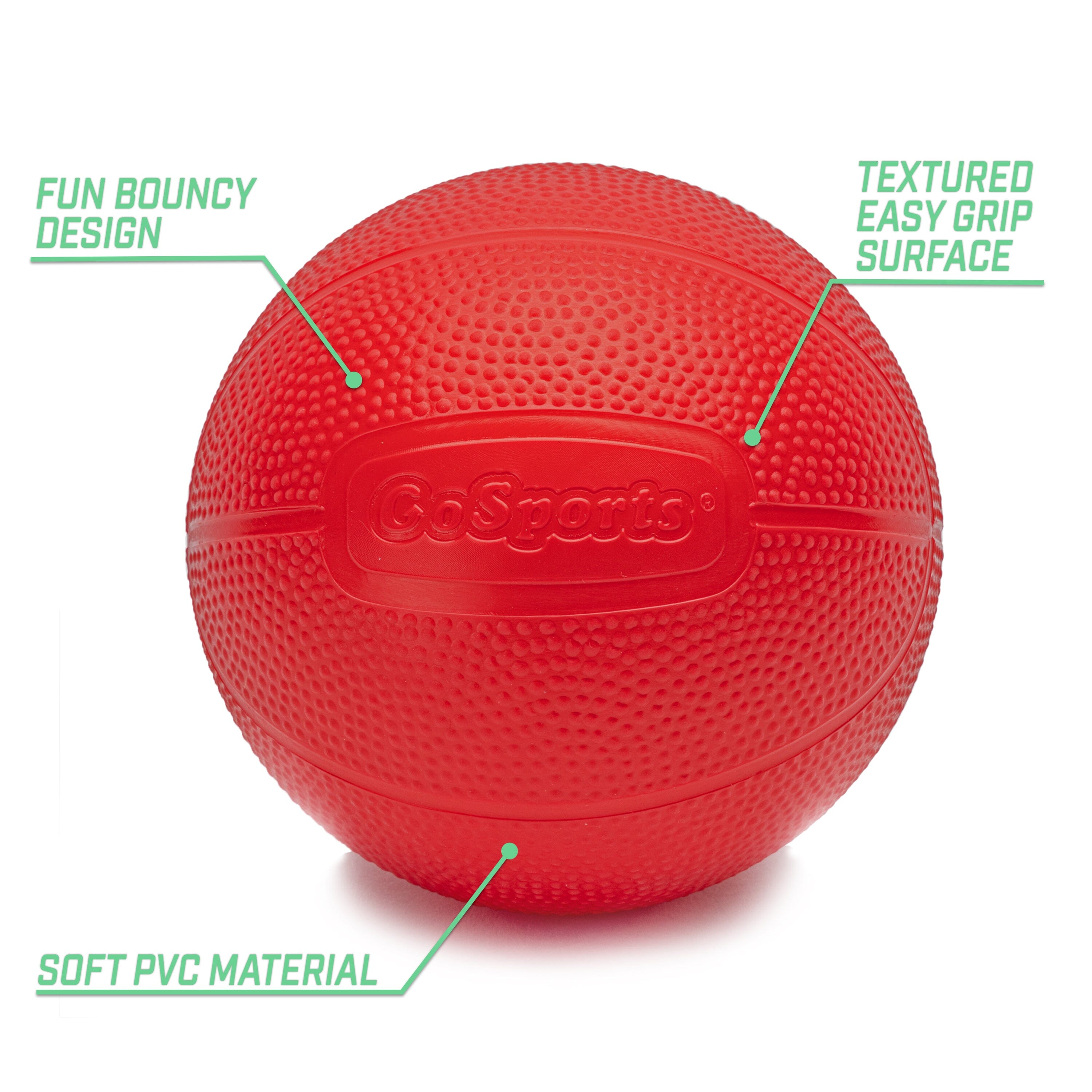 a red ball with the words, ' ball ' and ' ball '