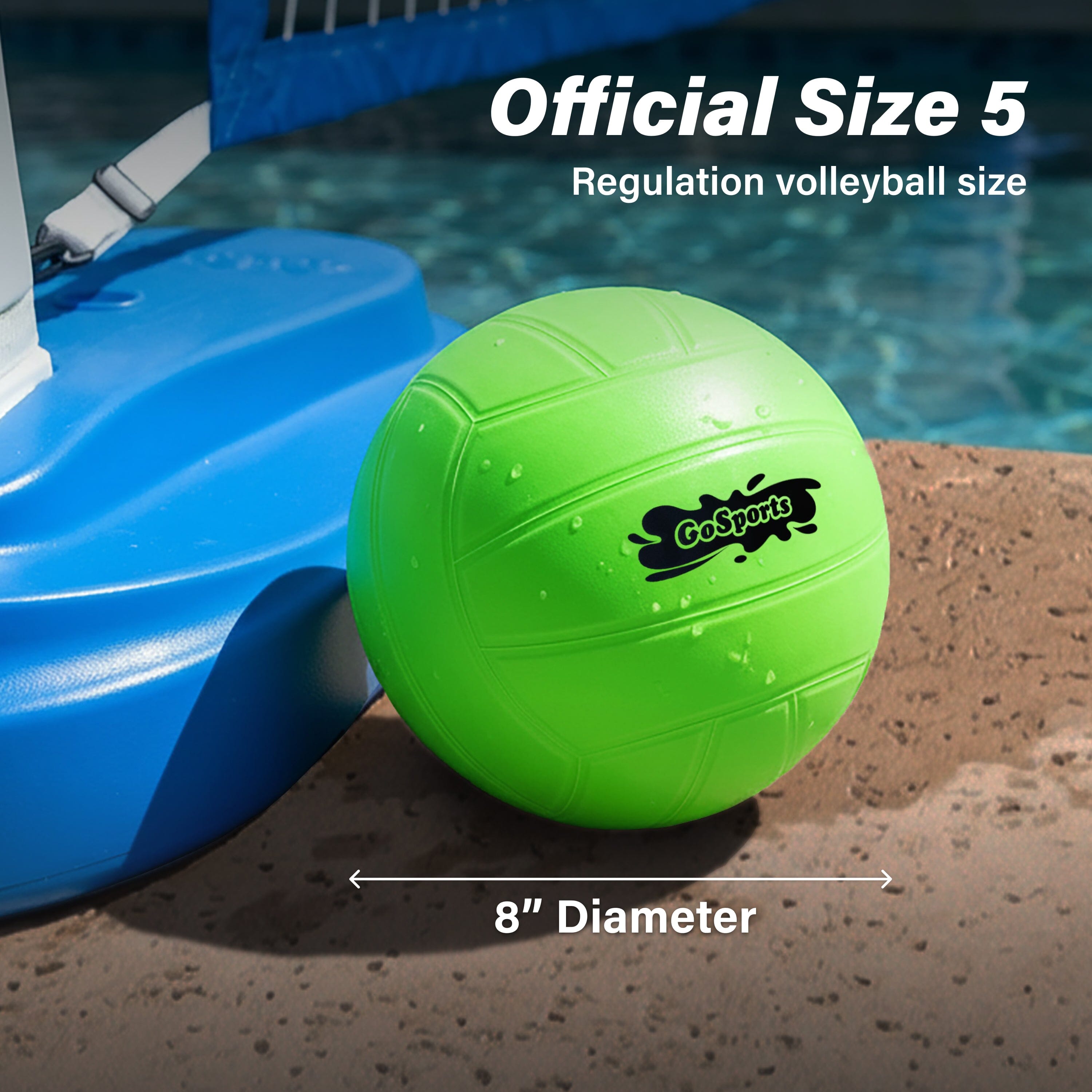 GoSports Water Volleyball 3 Pack Great for Swimming Pools or Lawn Volleyball Games Volleyball GoSports