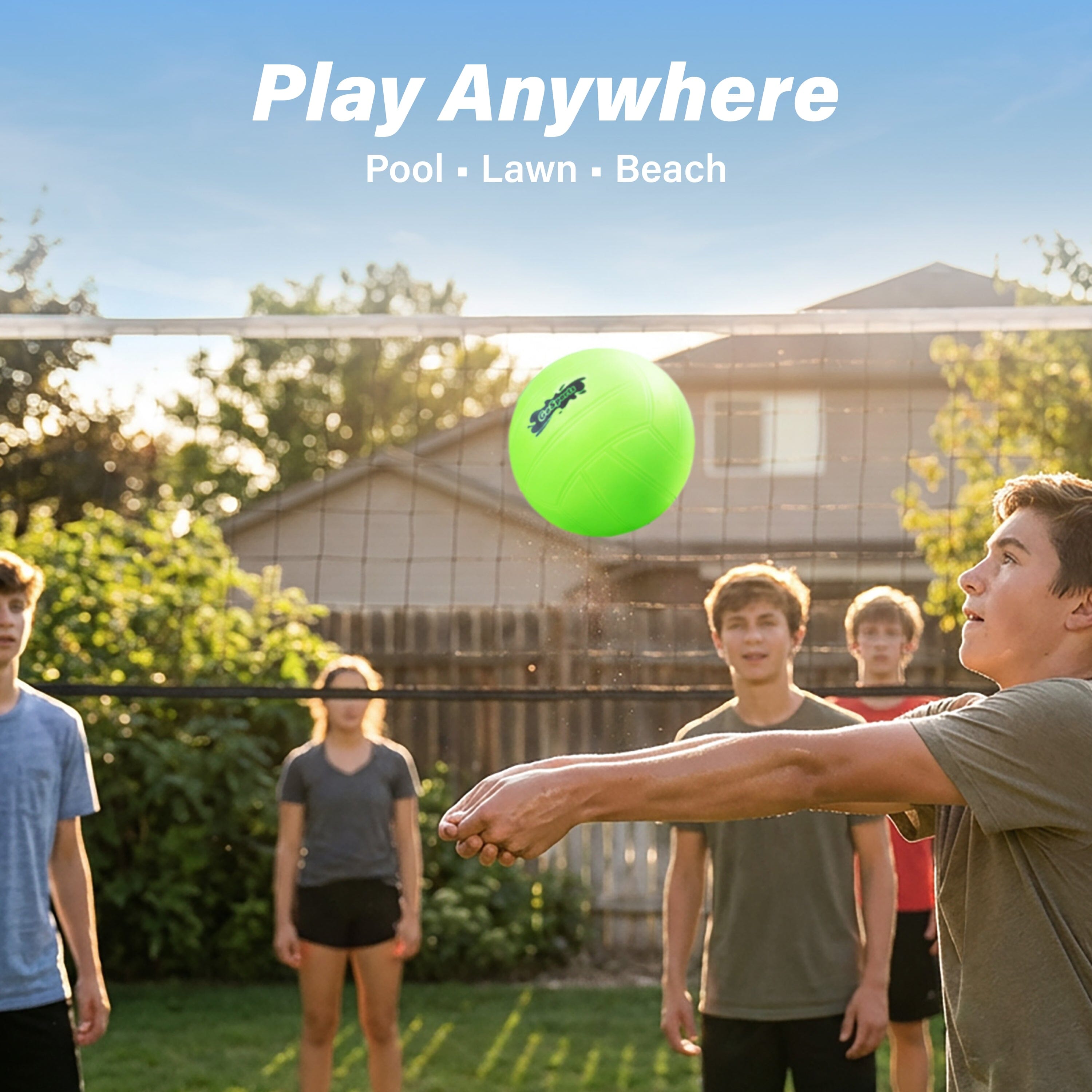 GoSports Water Volleyball 3 Pack Great for Swimming Pools or Lawn Volleyball Games Volleyball GoSports