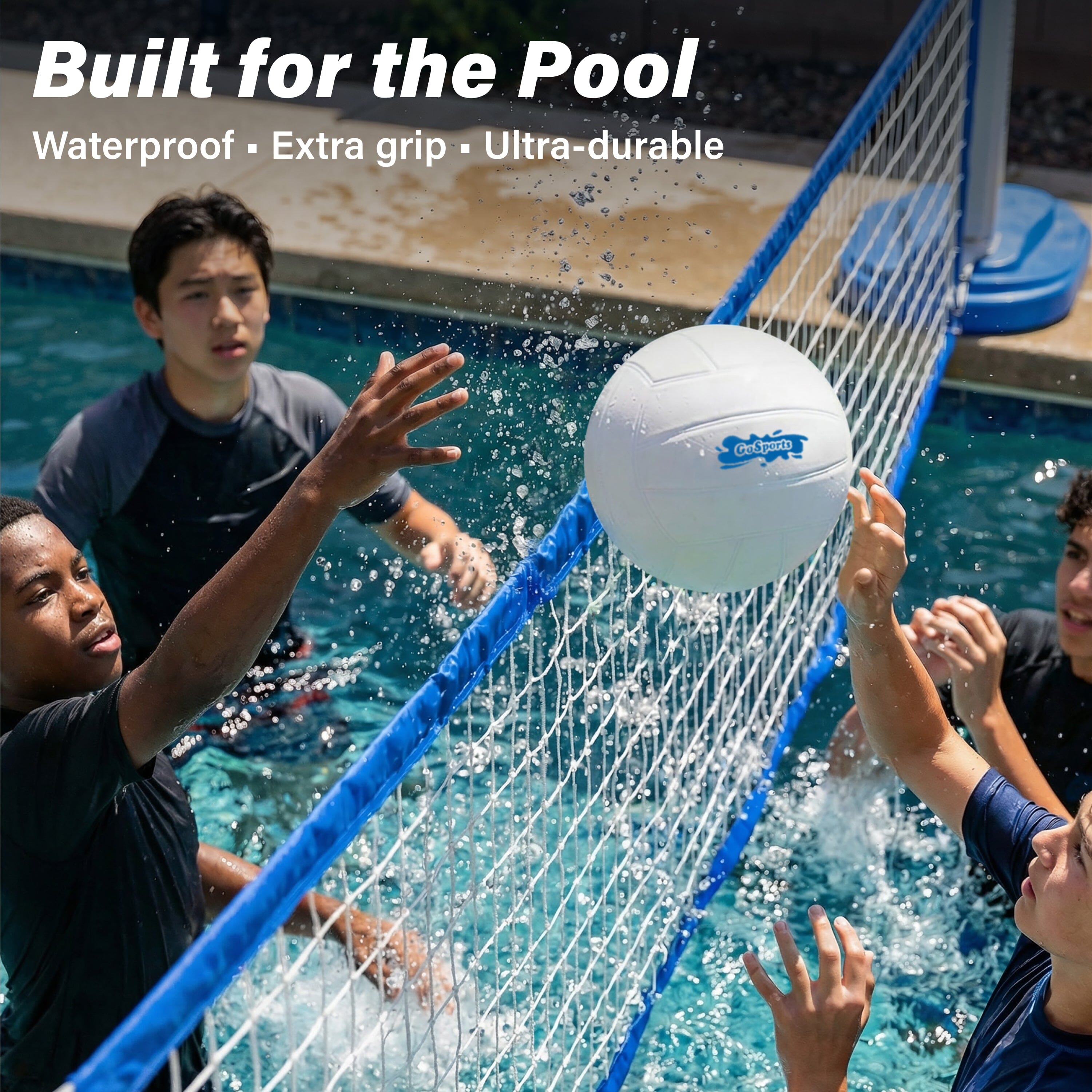 GoSports Water Volleyball 3 Pack Great for Swimming Pools or Lawn Volleyball Games Volleyball GoSports