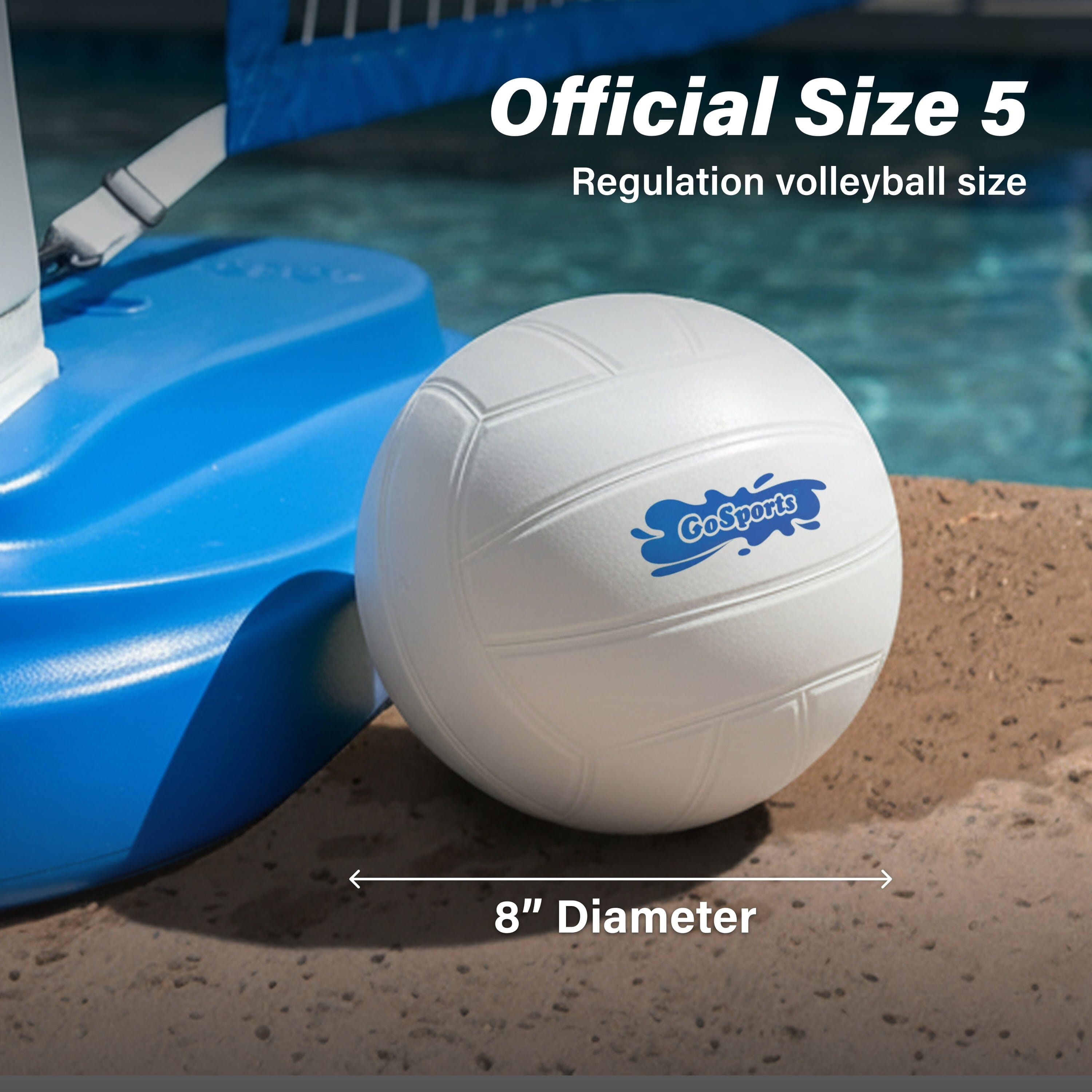 GoSports Water Volleyball 3 Pack Great for Swimming Pools or Lawn Volleyball Games Volleyball GoSports