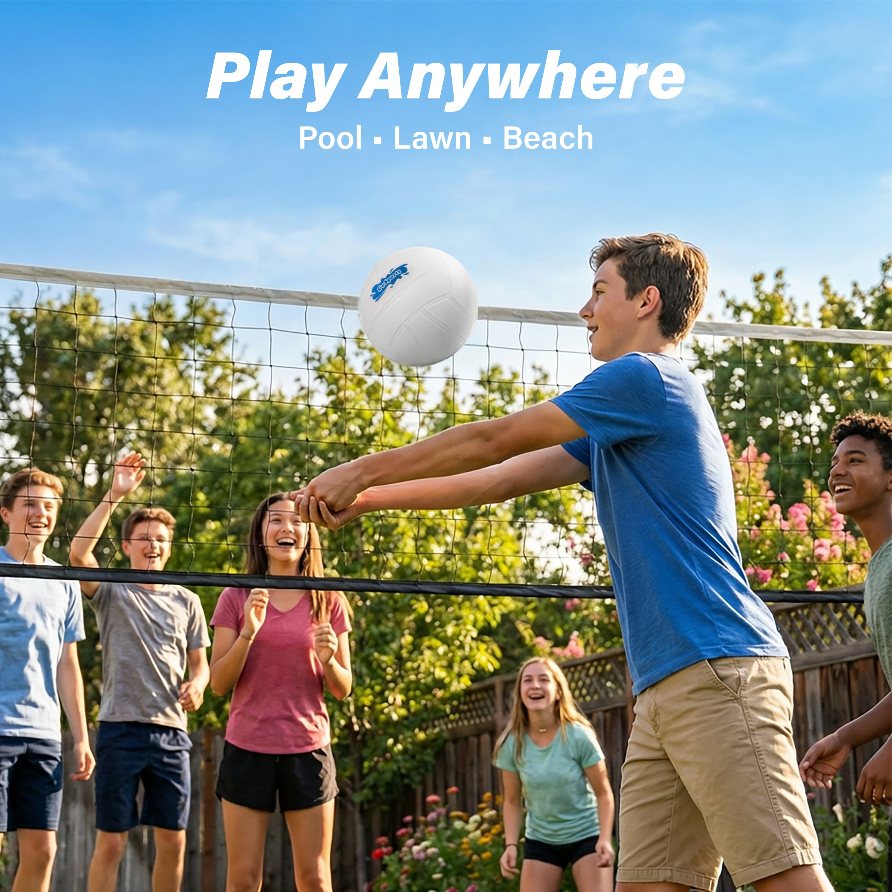 GoSports Water Volleyball 3 Pack Great for Swimming Pools or Lawn Volleyball Games Volleyball GoSports