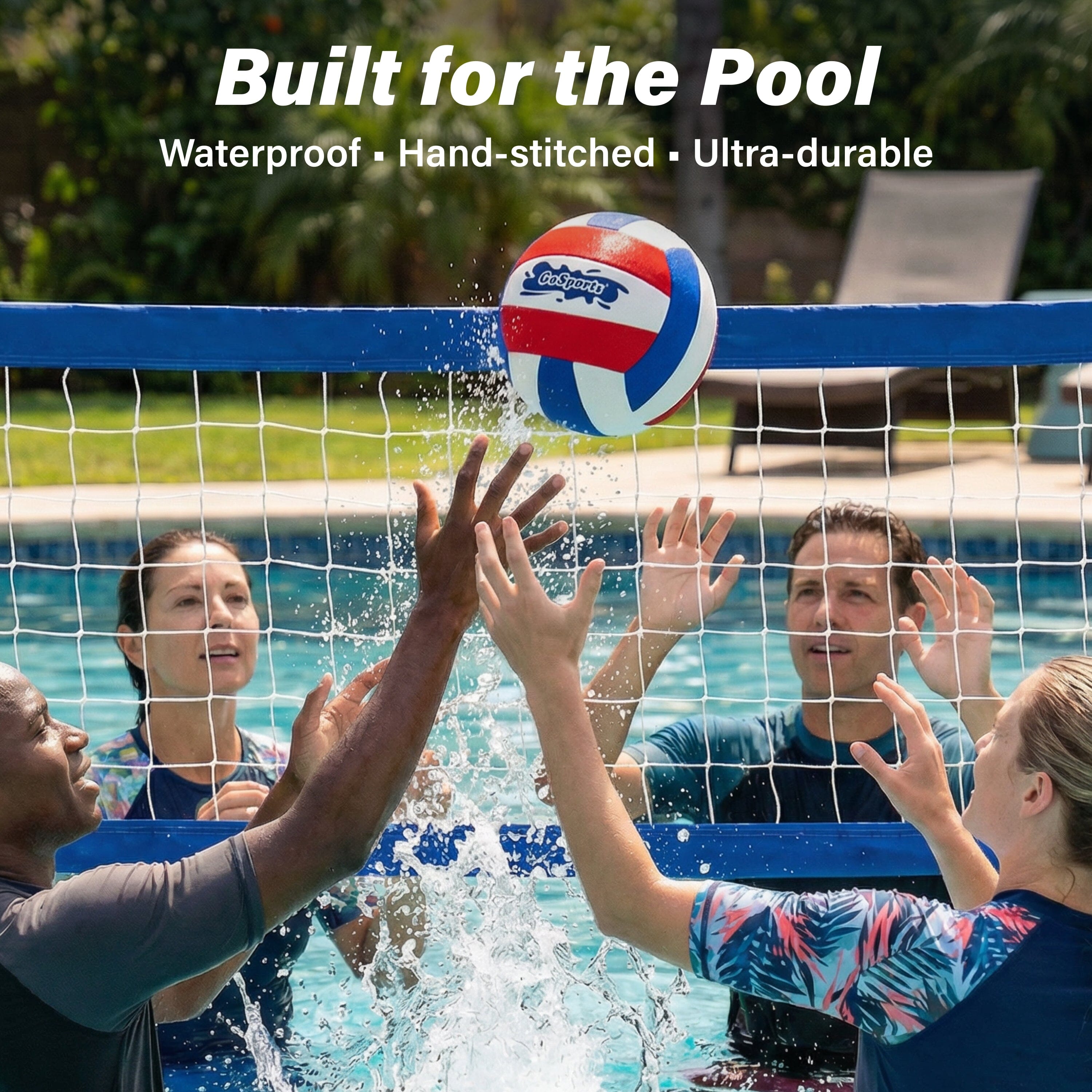 GoSports Pro Neoprene Pool Volleyballs - 2-Pack Volleyball GoSports