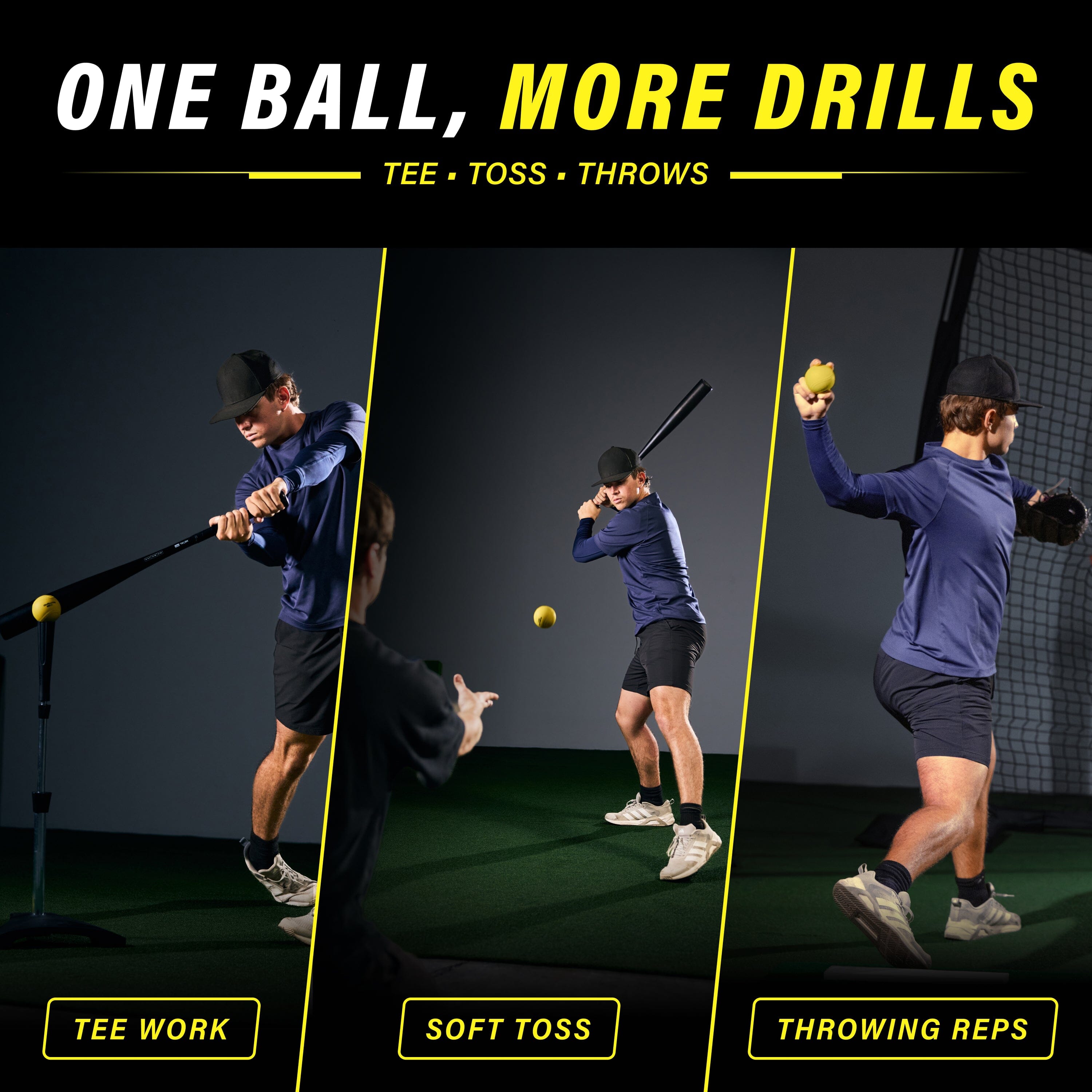 GoSports PRO 16 oz Weighted Training Baseballs - Hitting & Pitching Training for All Skill Levels - Improve Power and Mechanics Playgosports.com