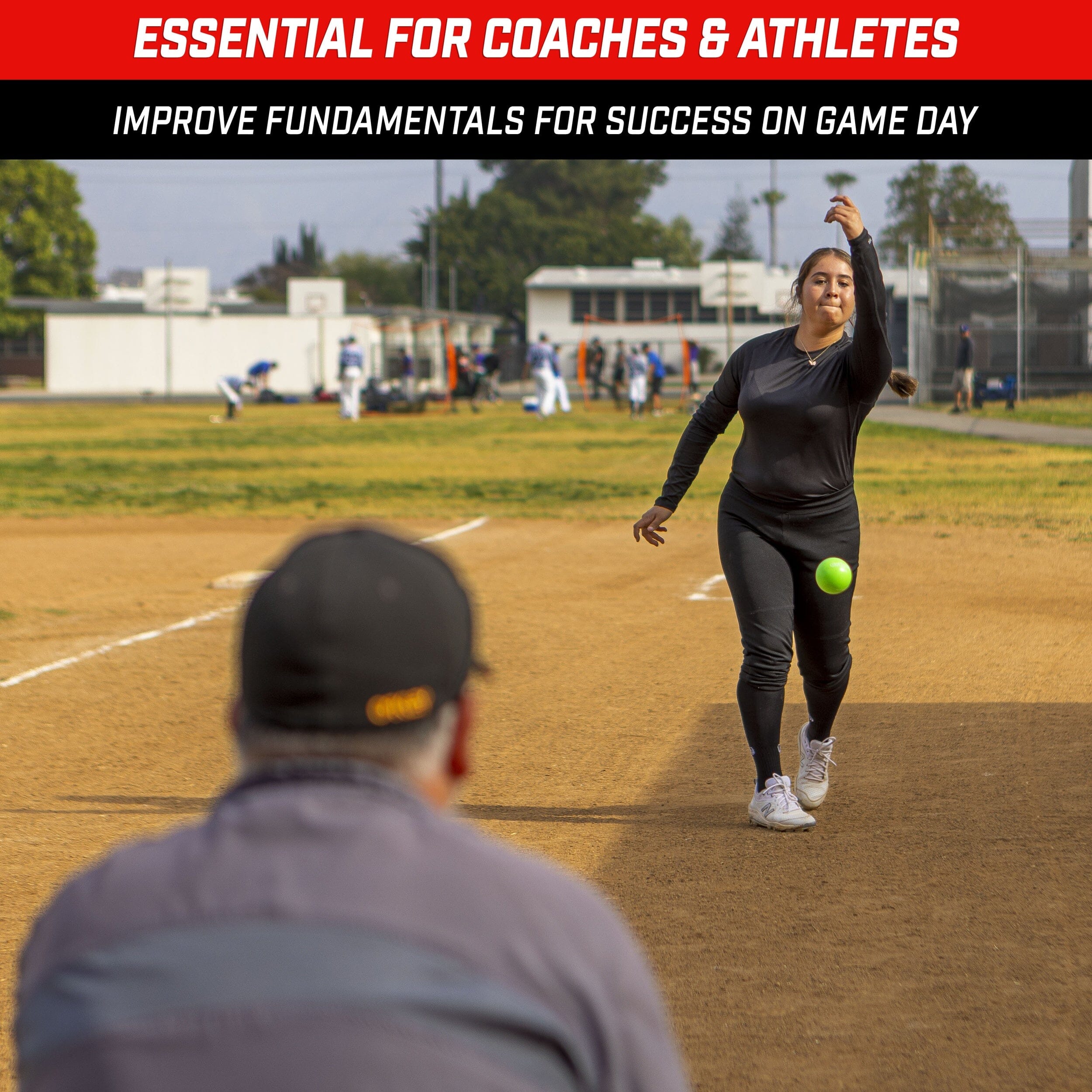 GoSports Plyometric Weighted Balls for Baseball & Softball Training 6 Pack - Choose Pro or Elite Set Baseballs GoSports