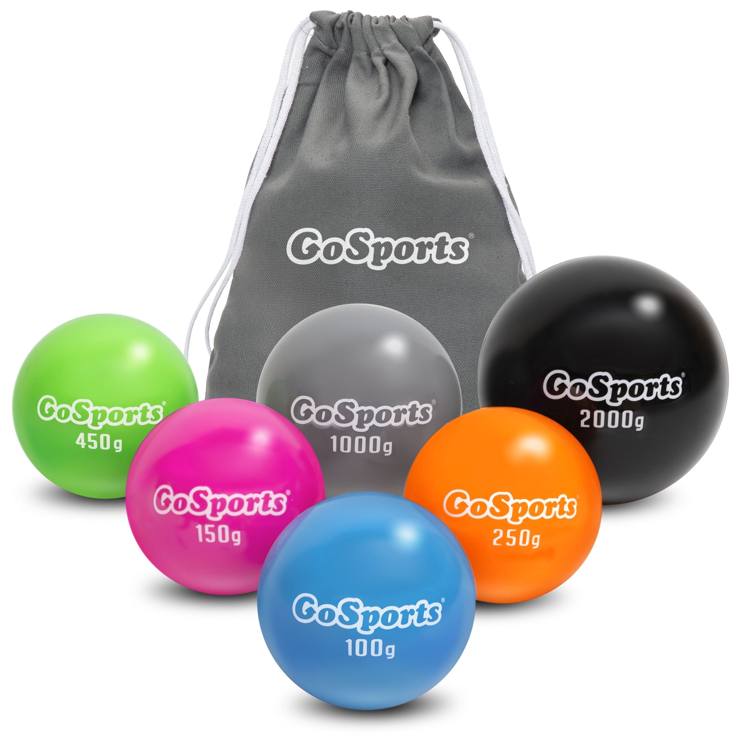 GoSports Plyometric Weighted Balls for Baseball & Softball Training 6 Pack - Choose Pro or Elite Set Baseballs GoSports Advanced