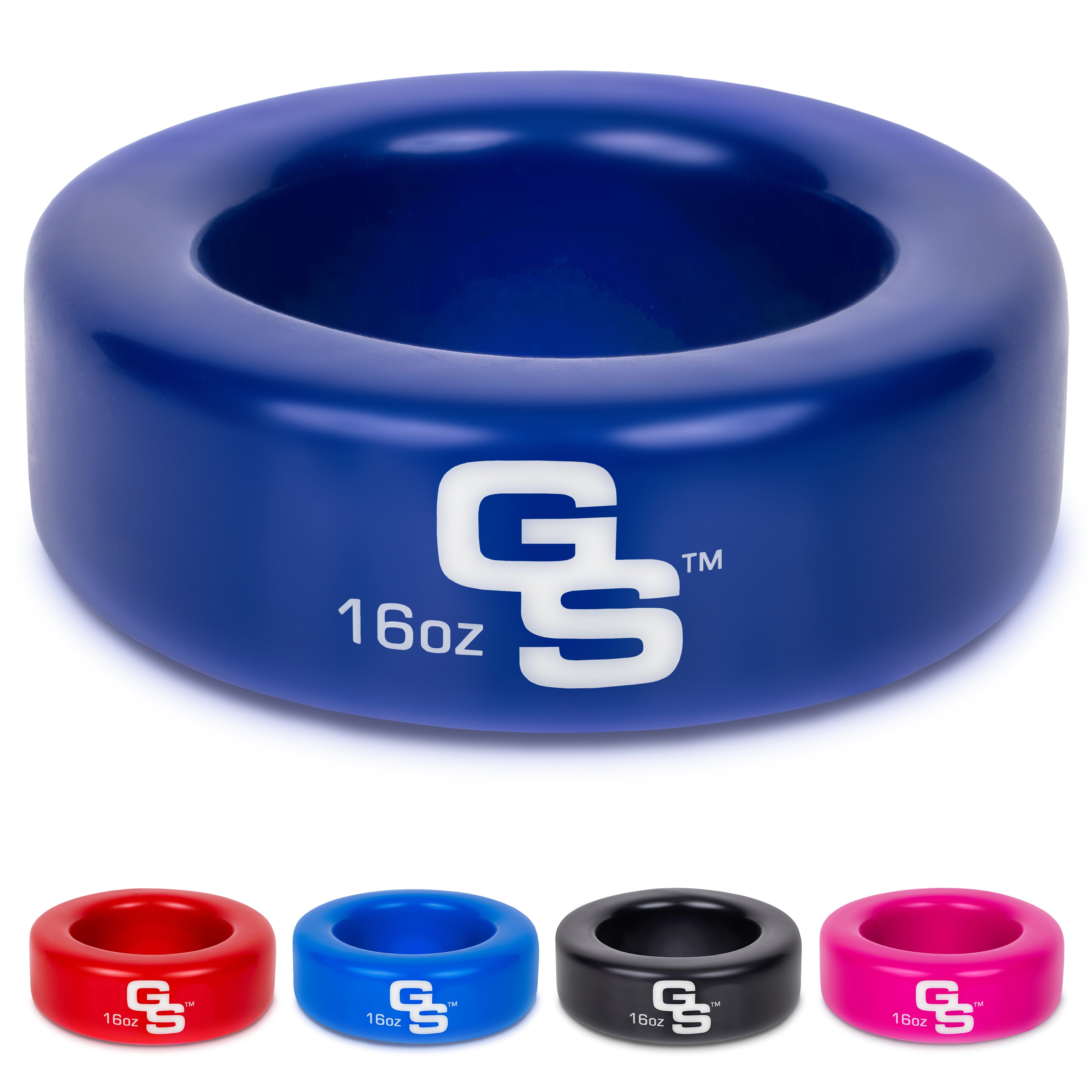 GoSports Baseball and Softball Bat Weight - 16 oz Baseball Donut - Navy Playgosports.com