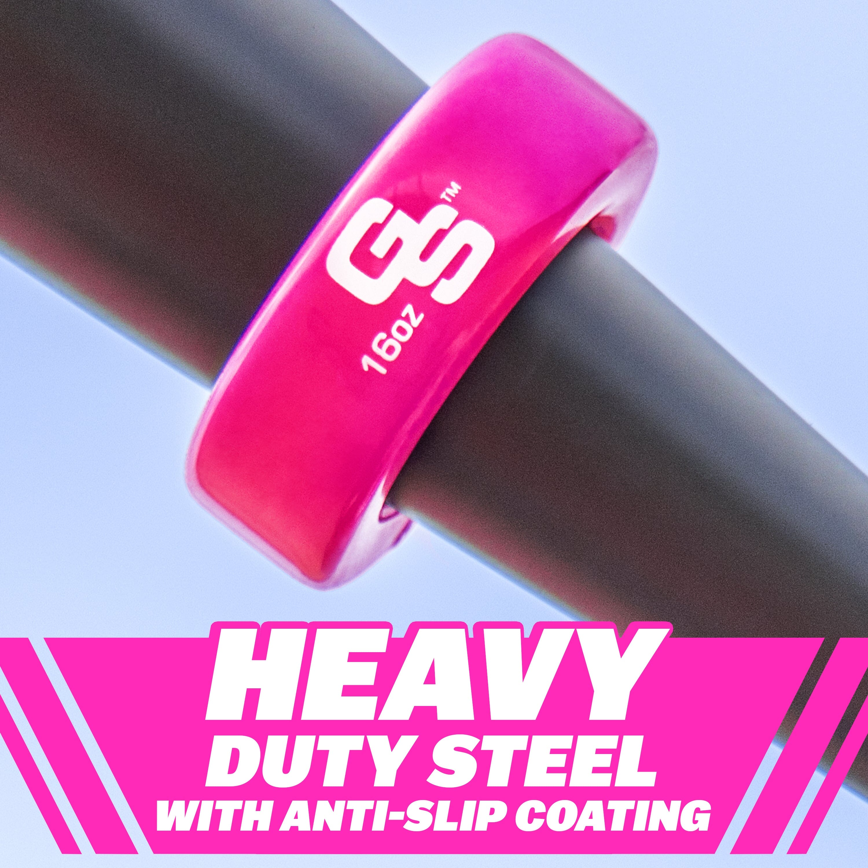 GoSports Baseball and Softball Bat Weight - 16 oz Baseball Donut - Pink Playgosports.com