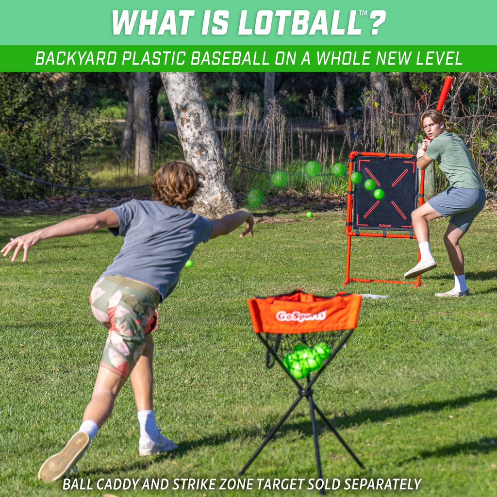 GoSports LotBall Backyard Baseball Bat and Ball Set - Plastic Baseball Game for Kids GoSports 