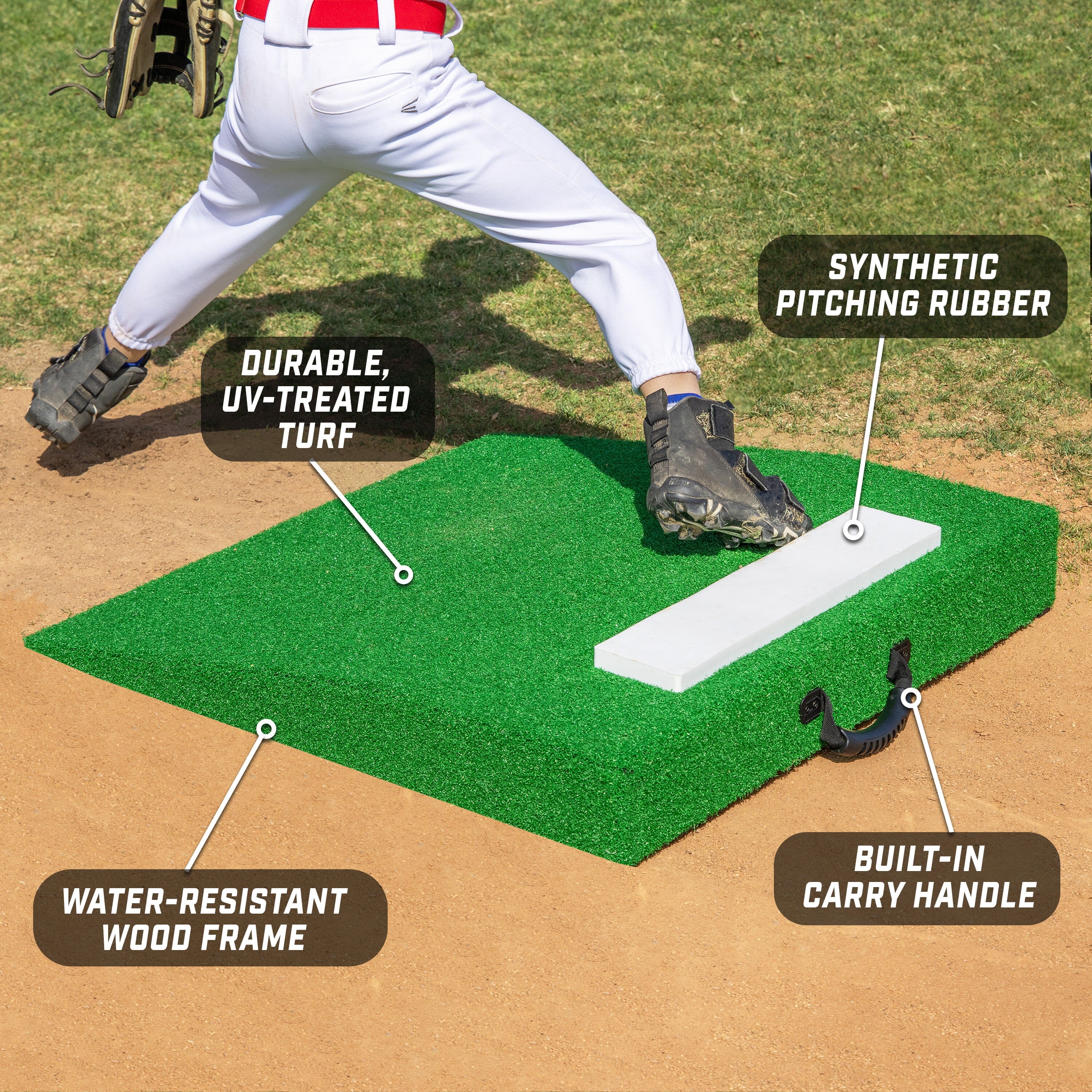 a baseball player is about to swing at a pitch