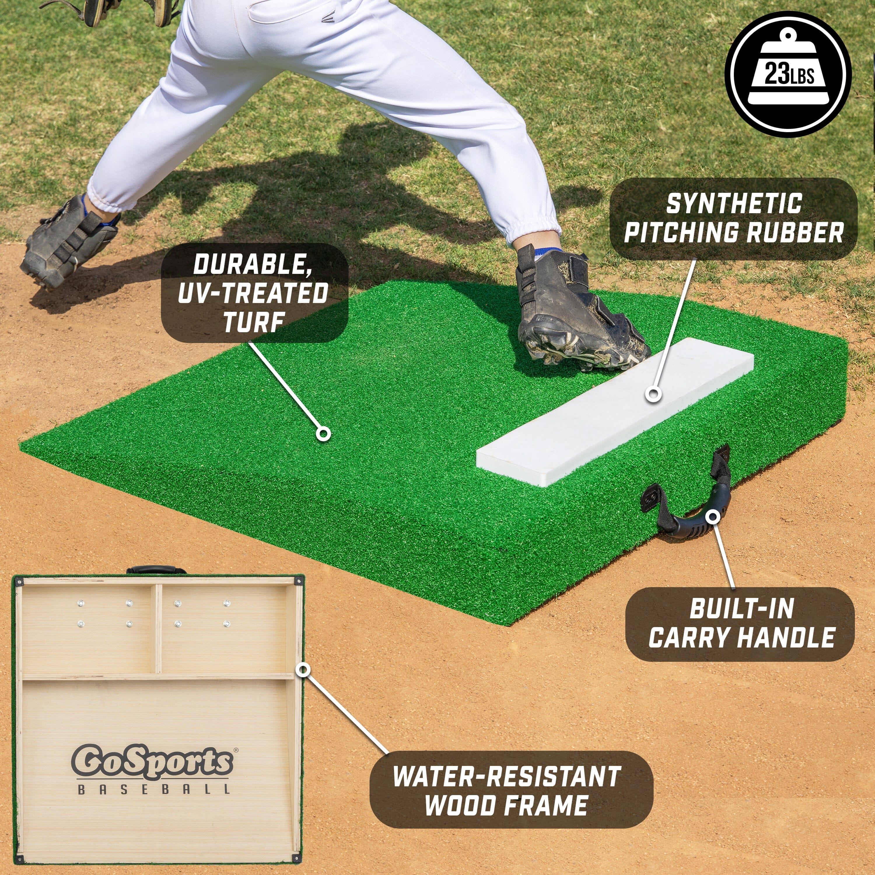 a baseball player is about to swing at a ball