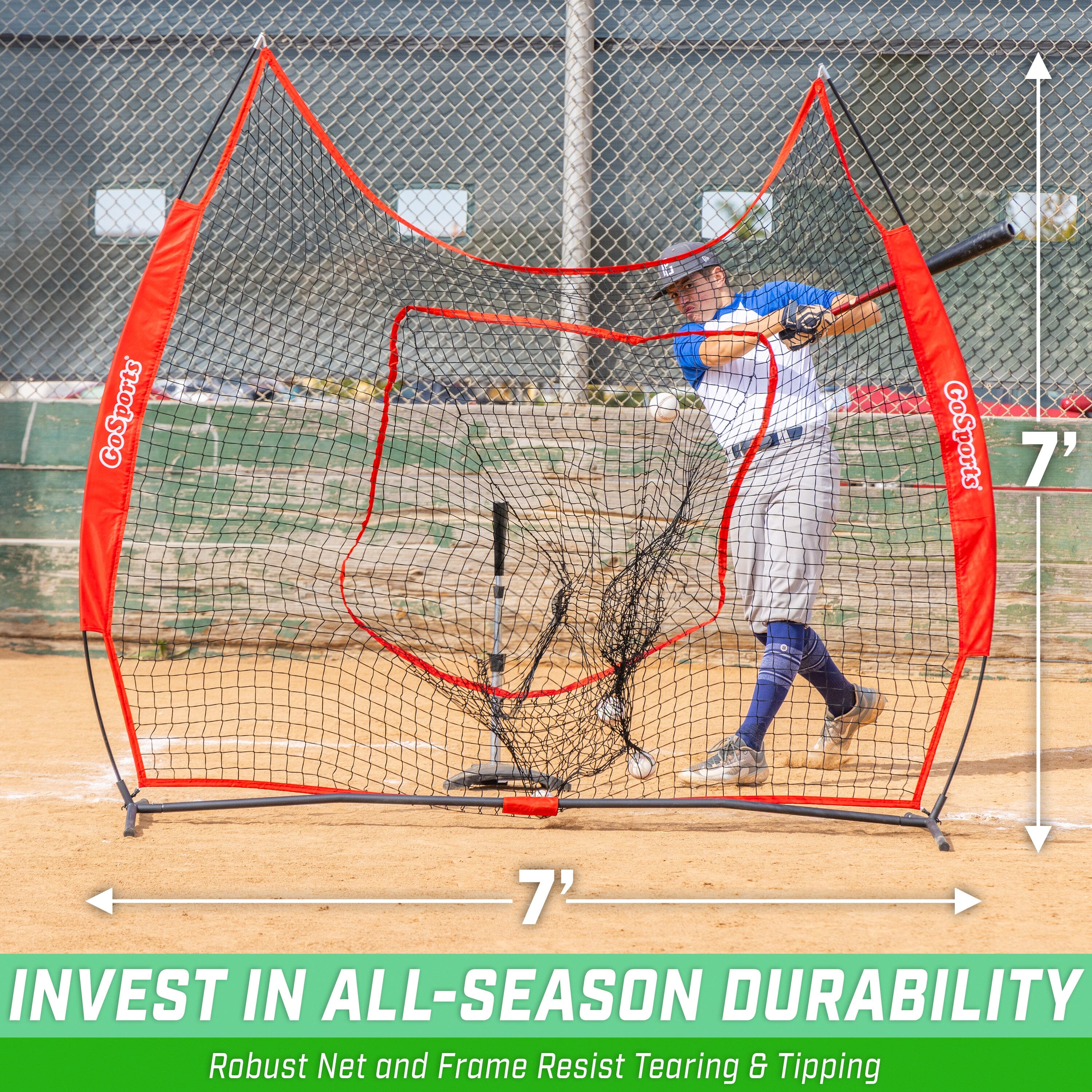 a baseball player swinging a bat at a ball