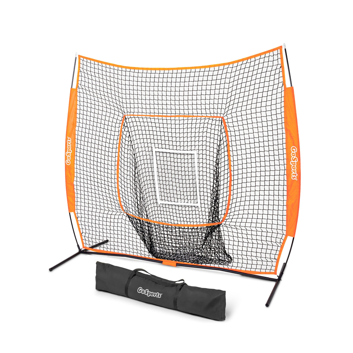 7' x 7' Baseball Hitting Net GoSports Baseball Orange