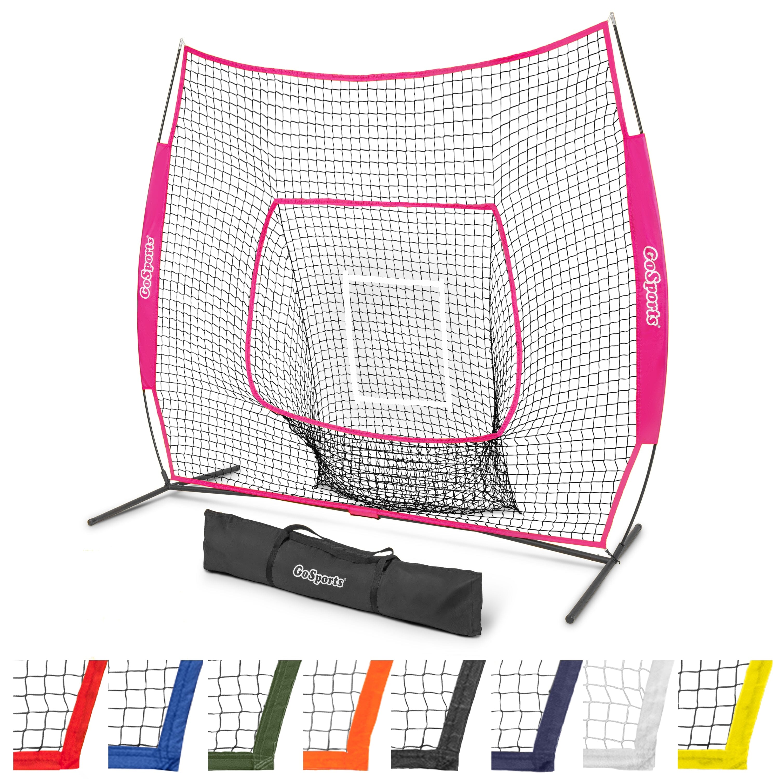 the goal net with a bag and a bag