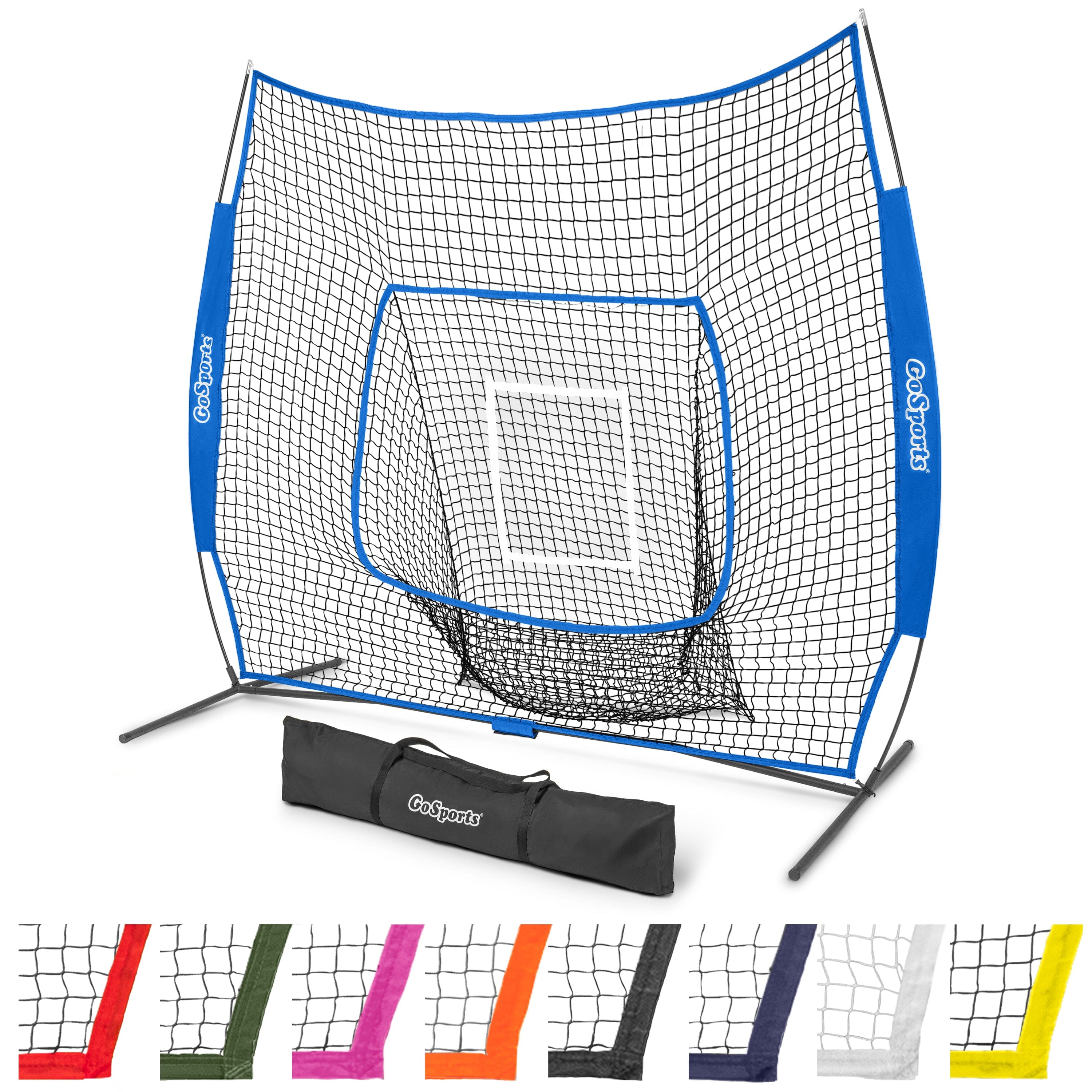 the goal net with a bag and a bag