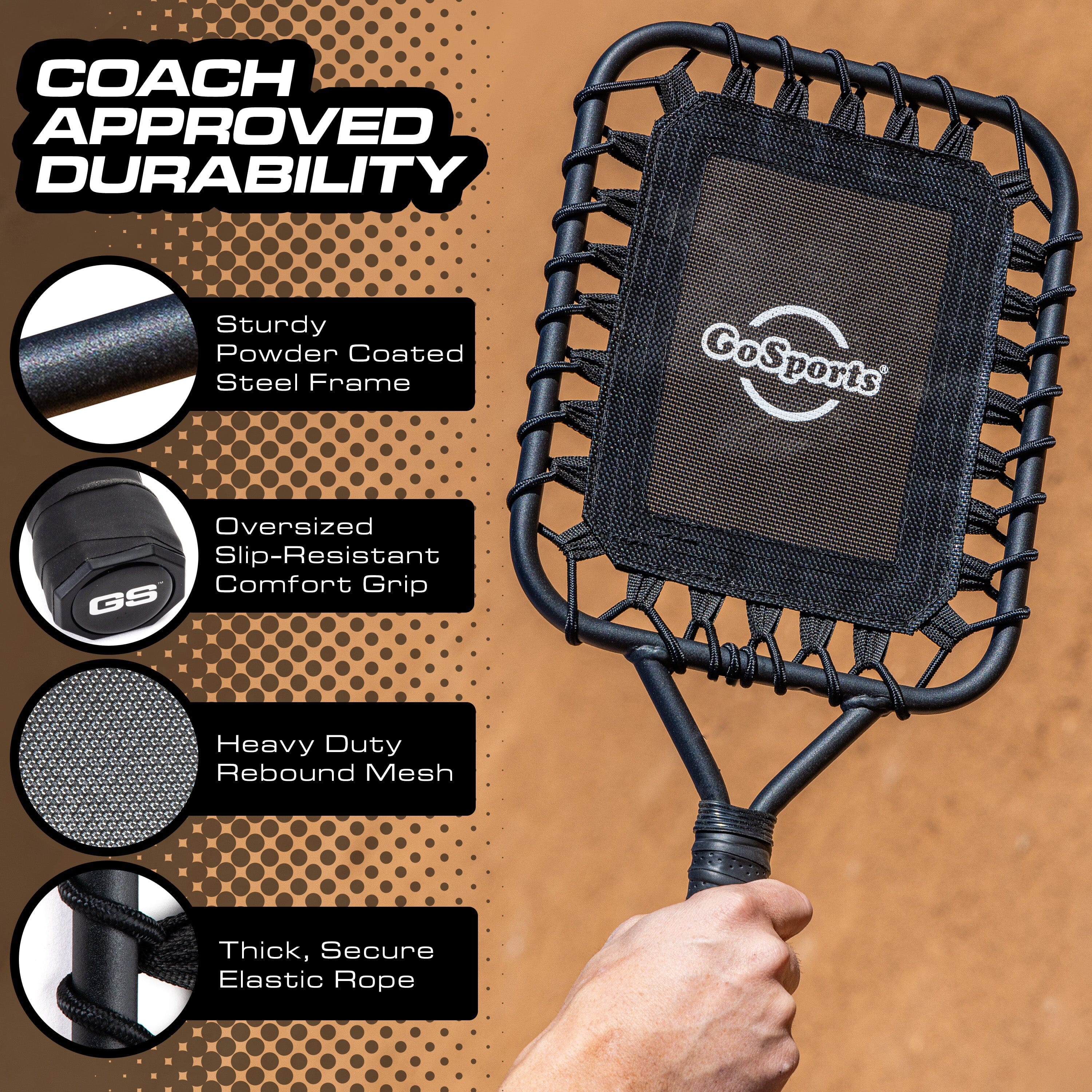 GoSports Fungo Baseball Racket for Fly Balls, Grounders, and Line Drives GoSports