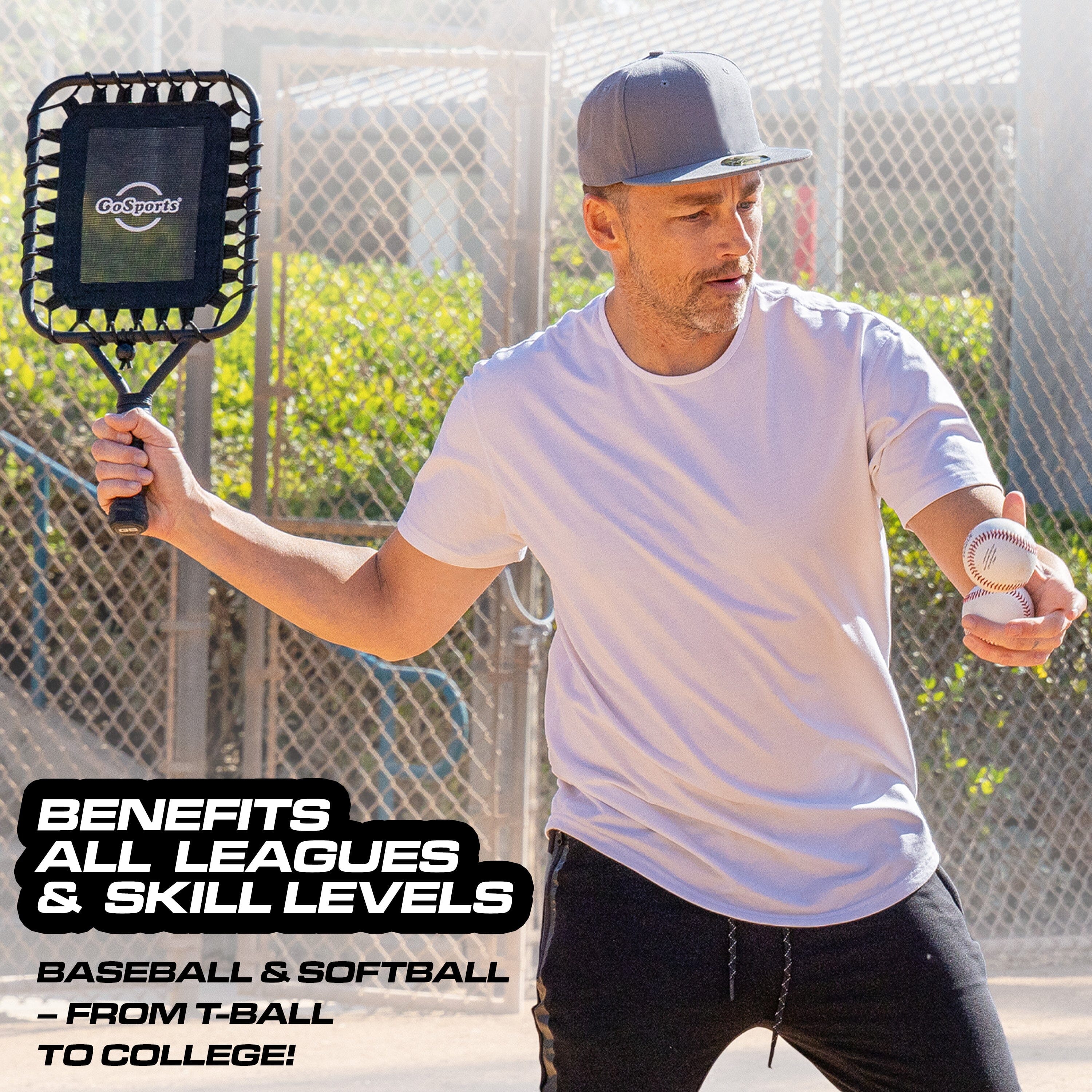 GoSports Fungo Baseball Racket for Fly Balls, Grounders, and Line Drives GoSports
