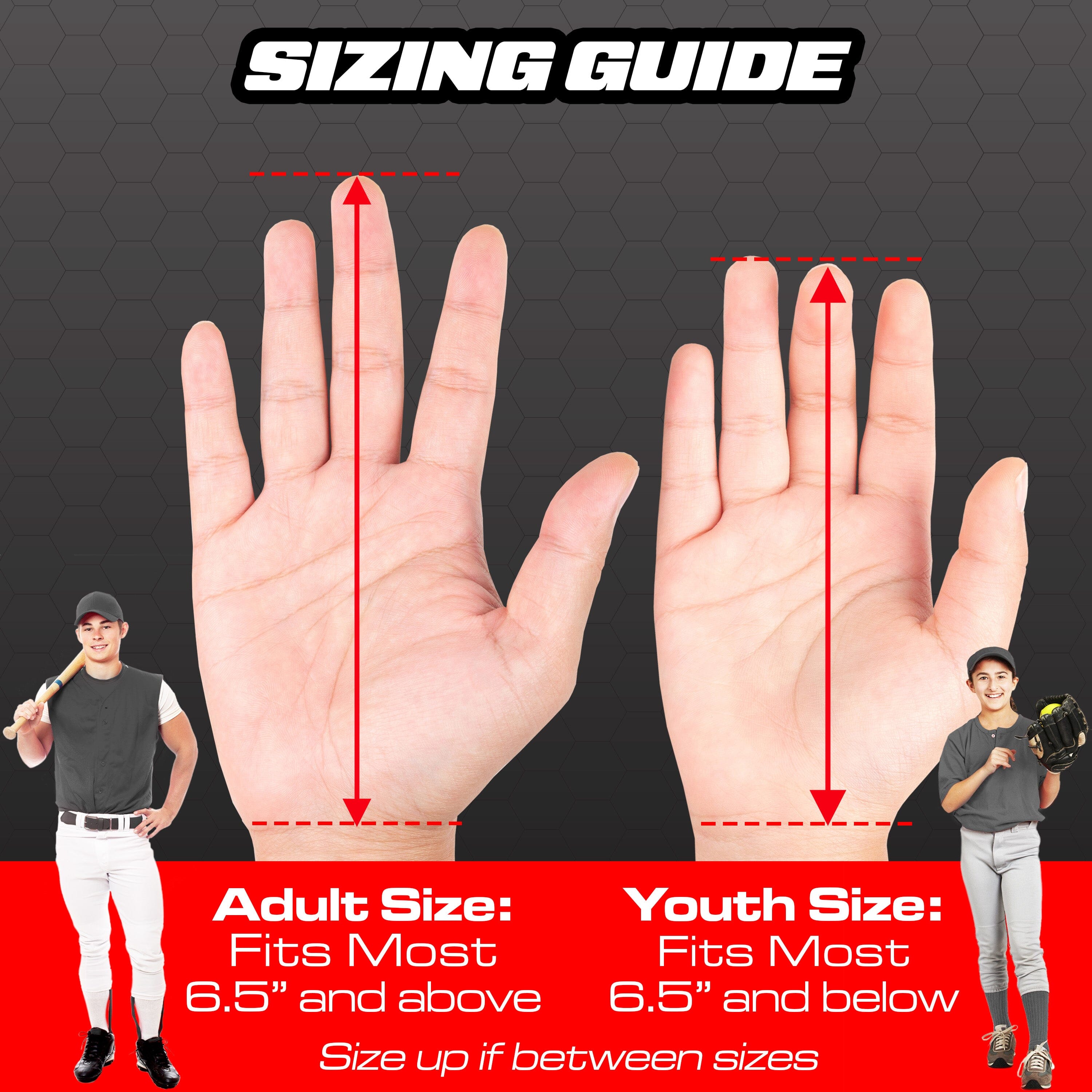 GoSports Sliding Mitts for Baseball & Softball - Youth Size - Right & Left Hand Protective Base Running Gloves, Royal GoSports