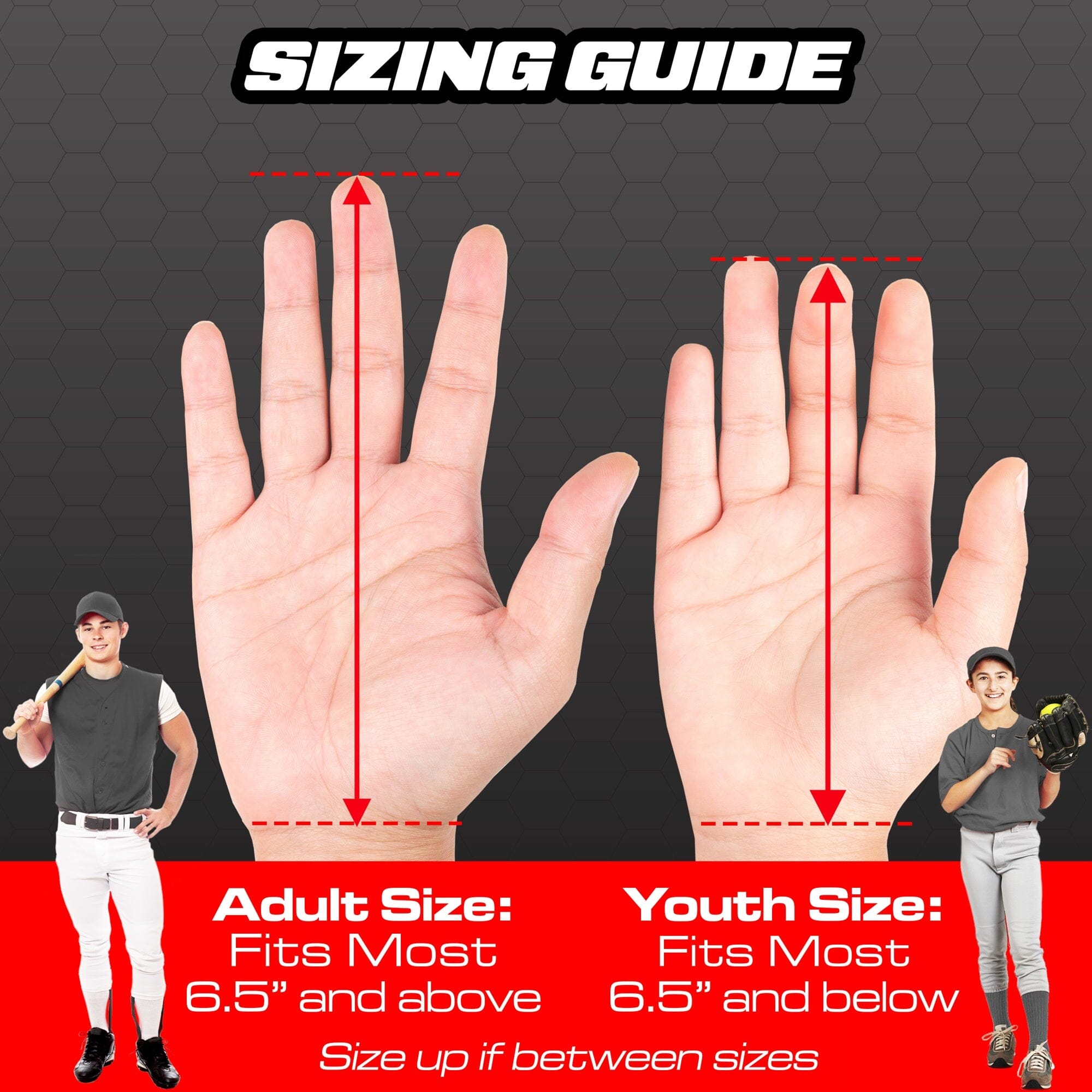 GoSports Sliding Mitt for Baseball & Softball - Adult Size - Right & Left Hand Protective Base Running Gloves, Black GoSports