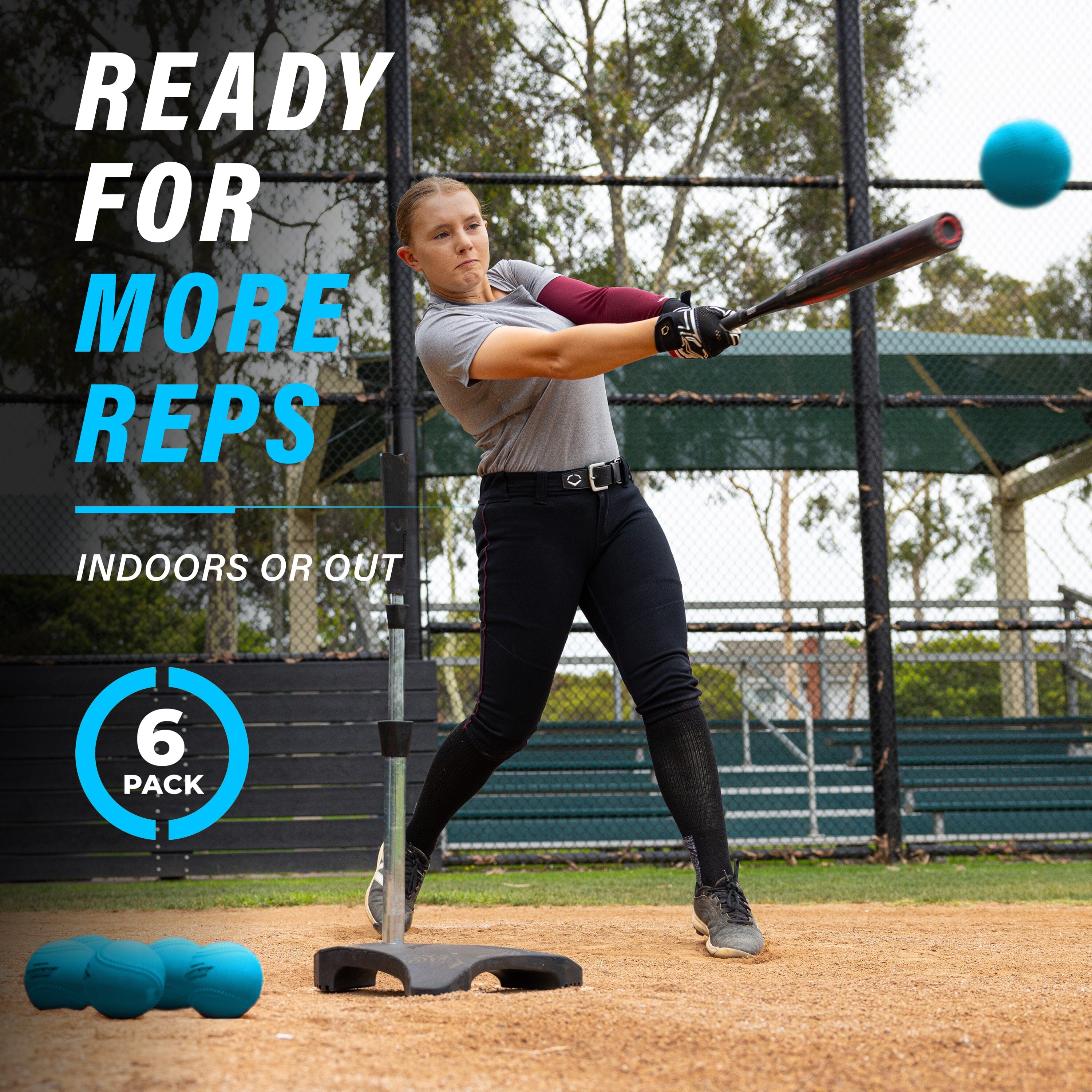 GoSports PRO 16 oz Weighted Training Softballs, 6 Pack Playgosports.com