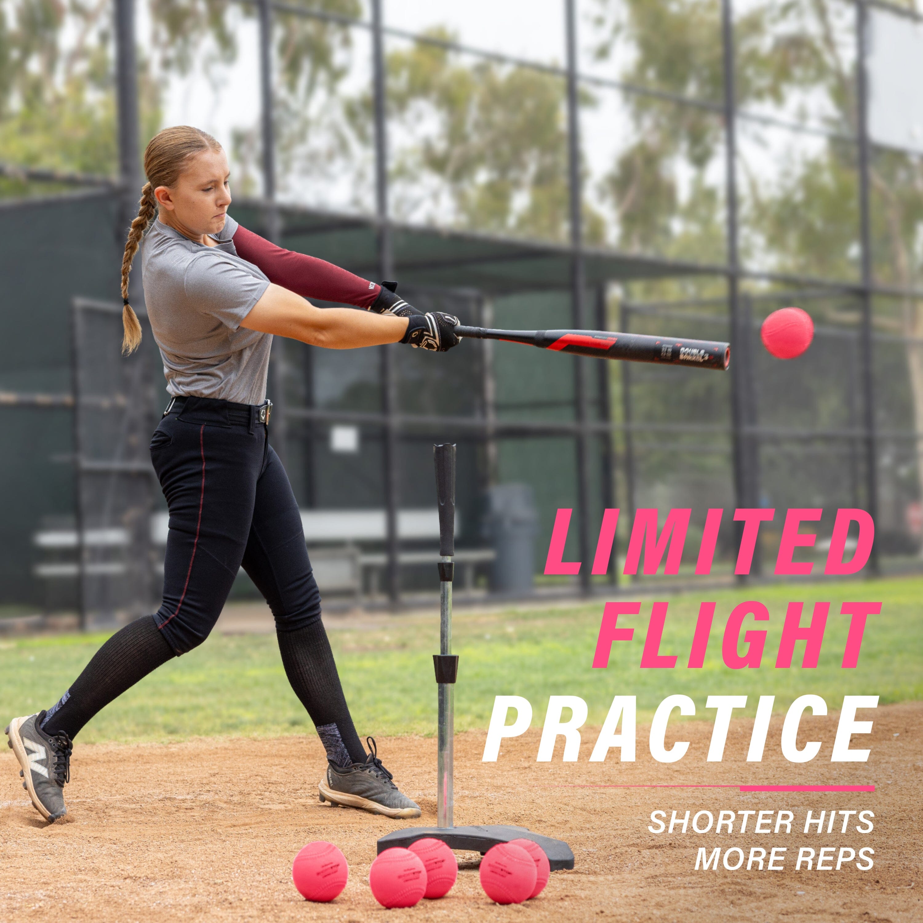 GoSports ShortStop Limited Flight Practice Softballs, 6 Pack Playgosports.com