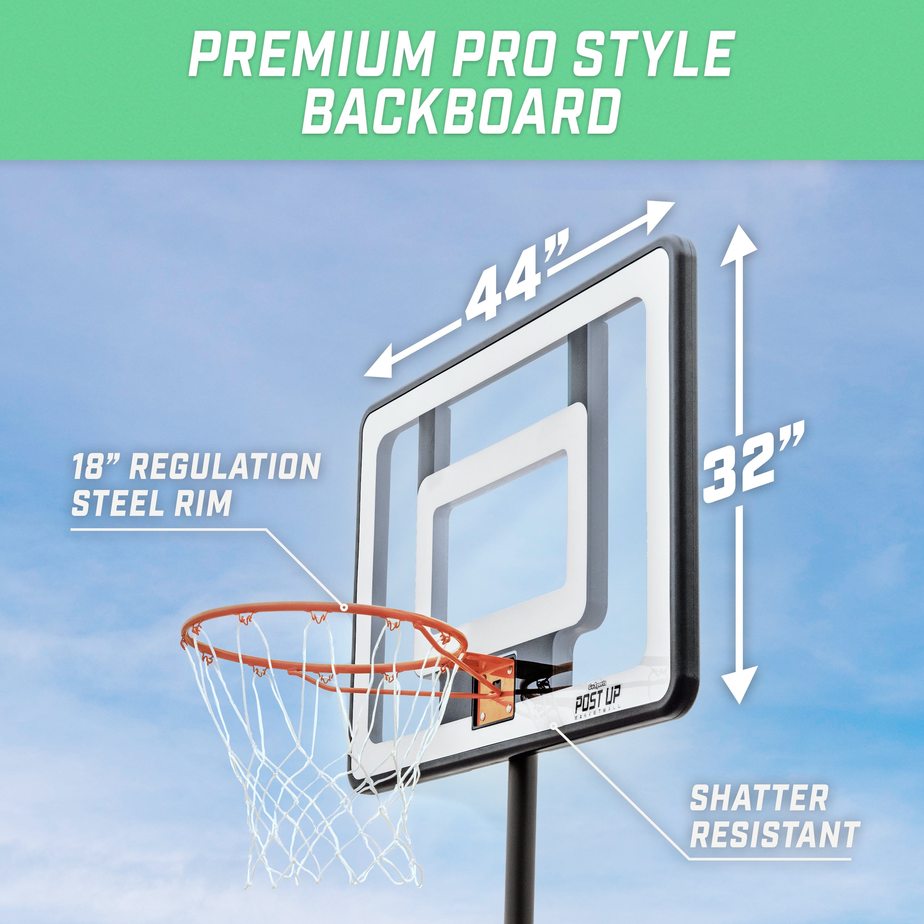 a basketball hoop with a basketball ball in the middle