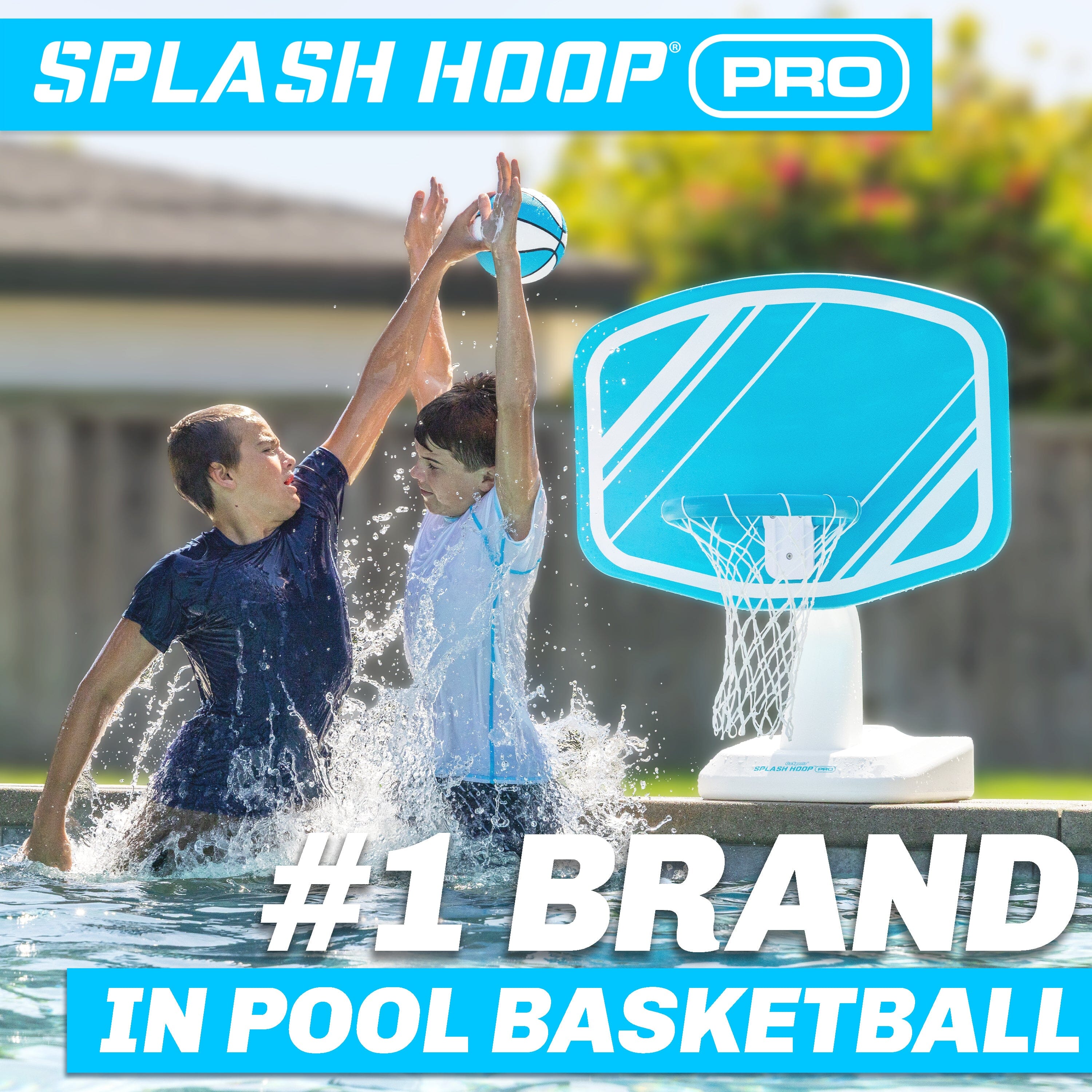 GoSports Splash Hoop PRO - Choose Your Color - Swimming Pool Basketball Game