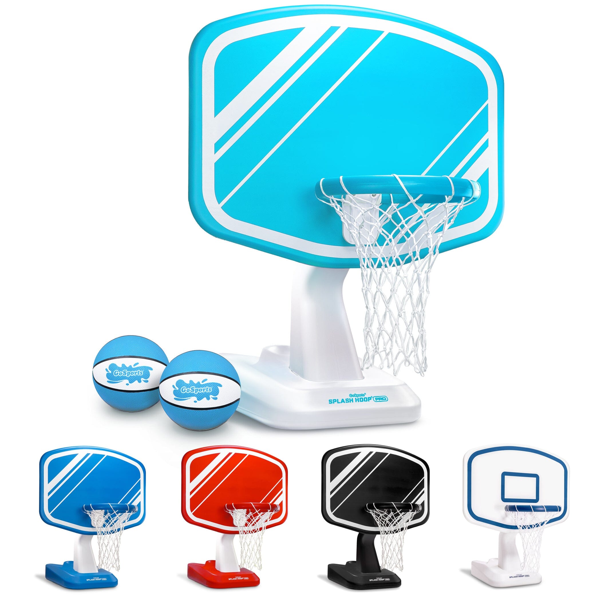 GoSports Splash Hoop PRO - Choose Your Color - Swimming Pool Basketball Game