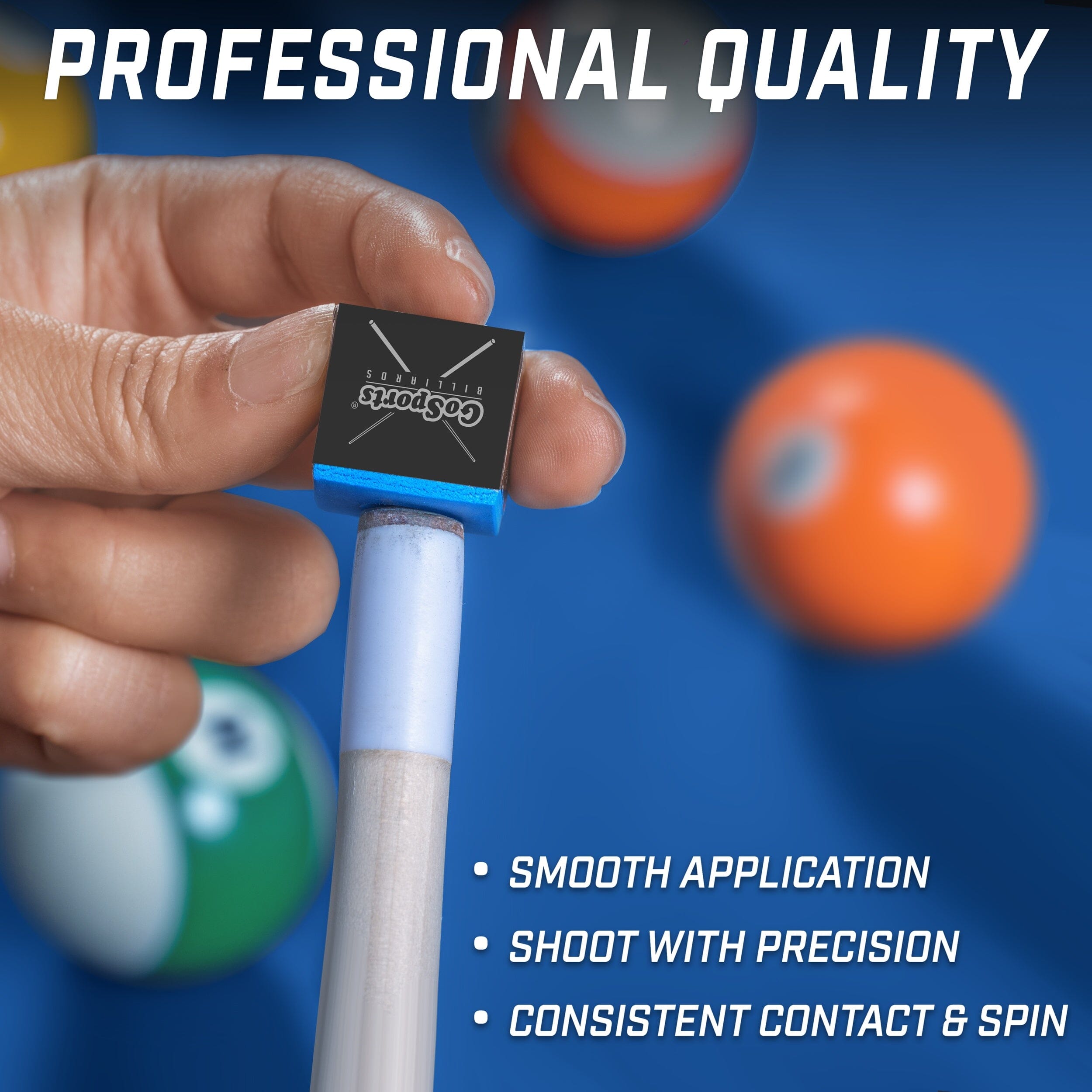 GoSports Premium Pool Cue Chalk Cube - 12 Pack GoSports