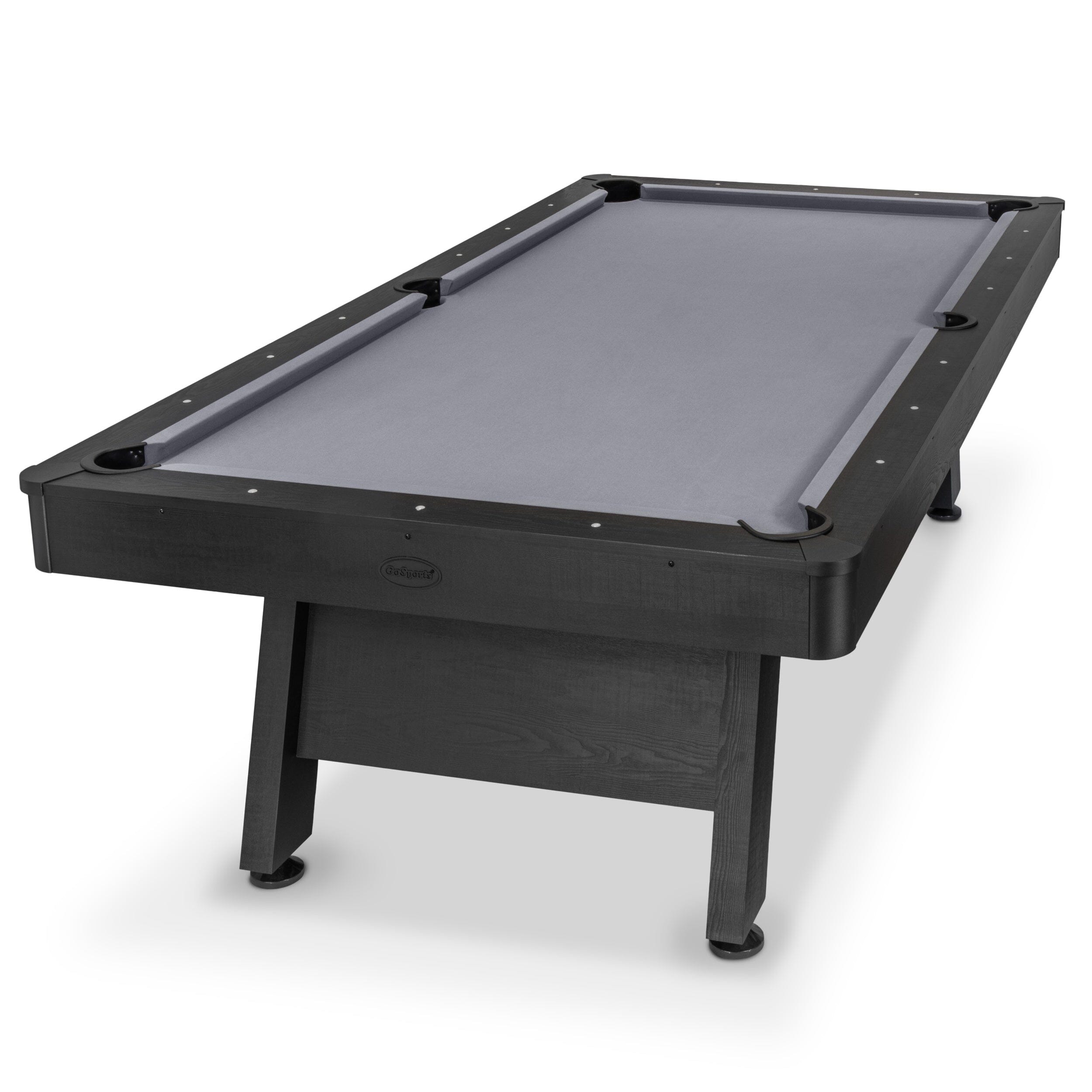 GoSports 8 ft Pool Tables with Wood Finish - Billiards Game Room Table for Adults & Family - Accessories Not Included Billiards Playgosports.com Gray