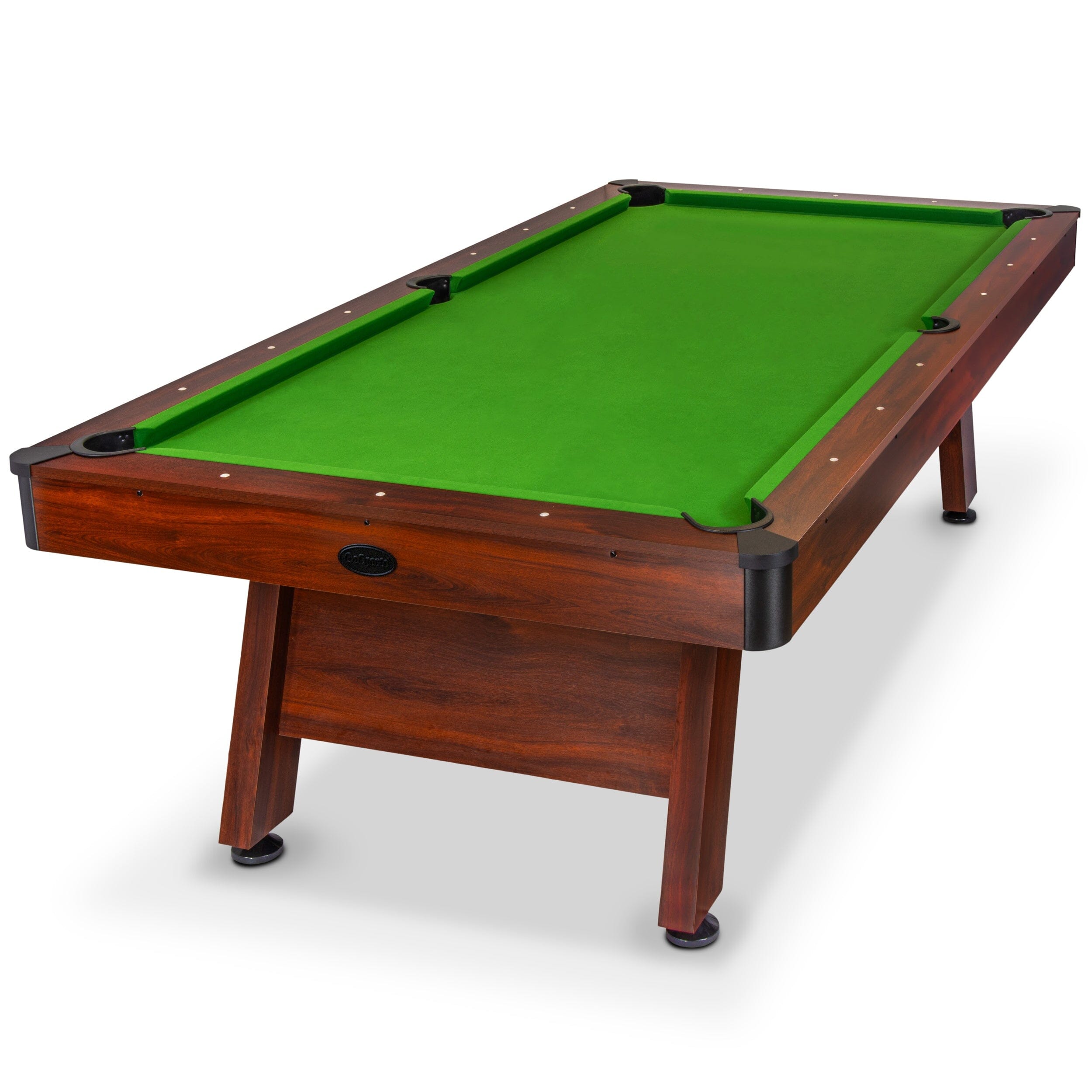 GoSports 8 ft Pool Tables with Wood Finish - Billiards Game Room Table for Adults & Family - Accessories Not Included Billiards Playgosports.com Green