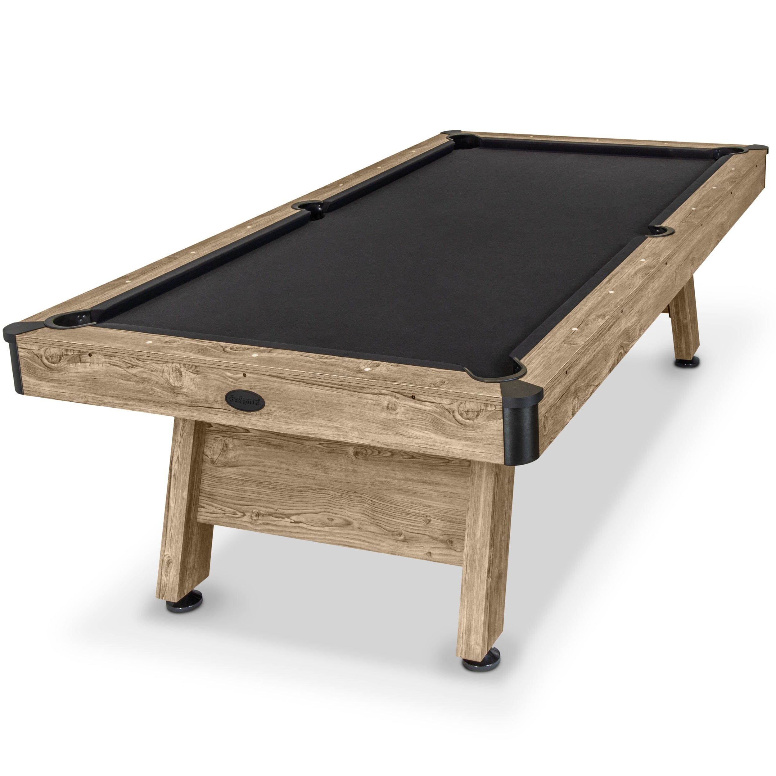 GoSports 8 ft Pool Tables with Wood Finish - Billiards Game Room Table for Adults & Family - Accessories Not Included Billiards Playgosports.com Black