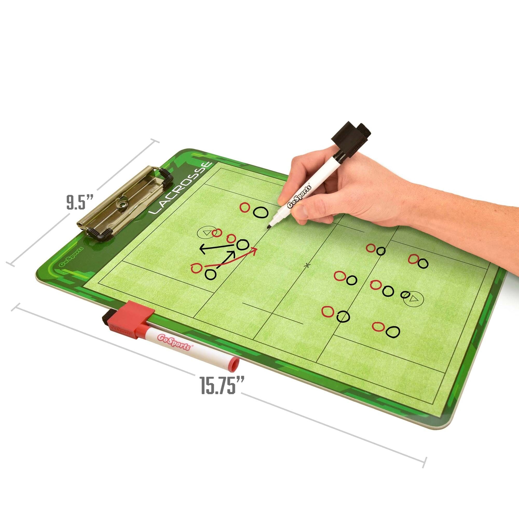 GoSports Coaches Dry-Erase Clipboards for Game Plans and Practice Organization Coaches Board GoSports