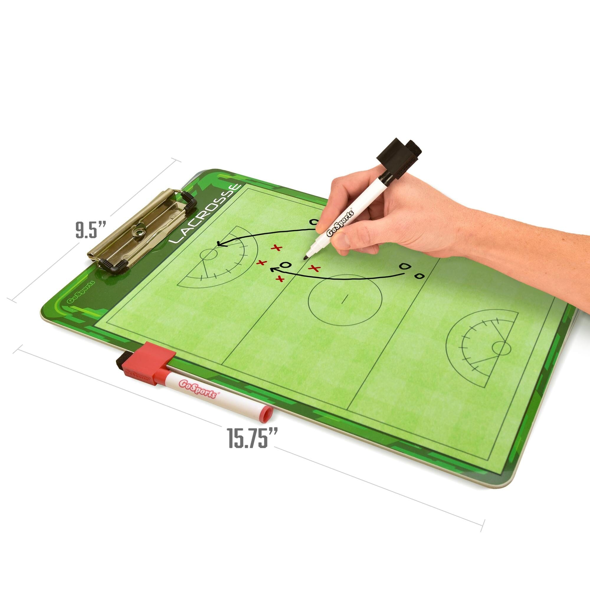 GoSports Coaches Dry-Erase Clipboards for Game Plans and Practice Organization Coaches Board GoSports