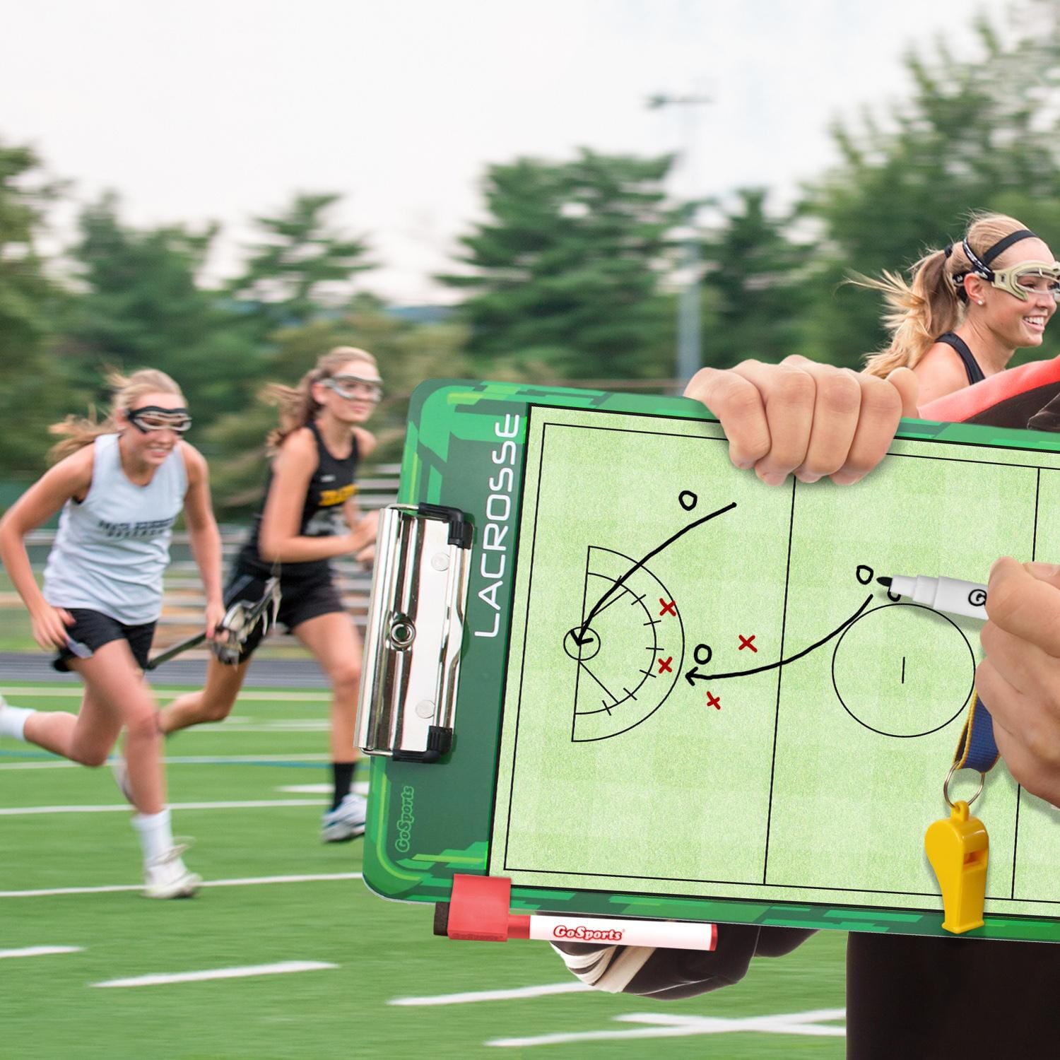 GoSports Coaches Dry-Erase Clipboards for Game Plans and Practice Organization Coaches Board GoSports