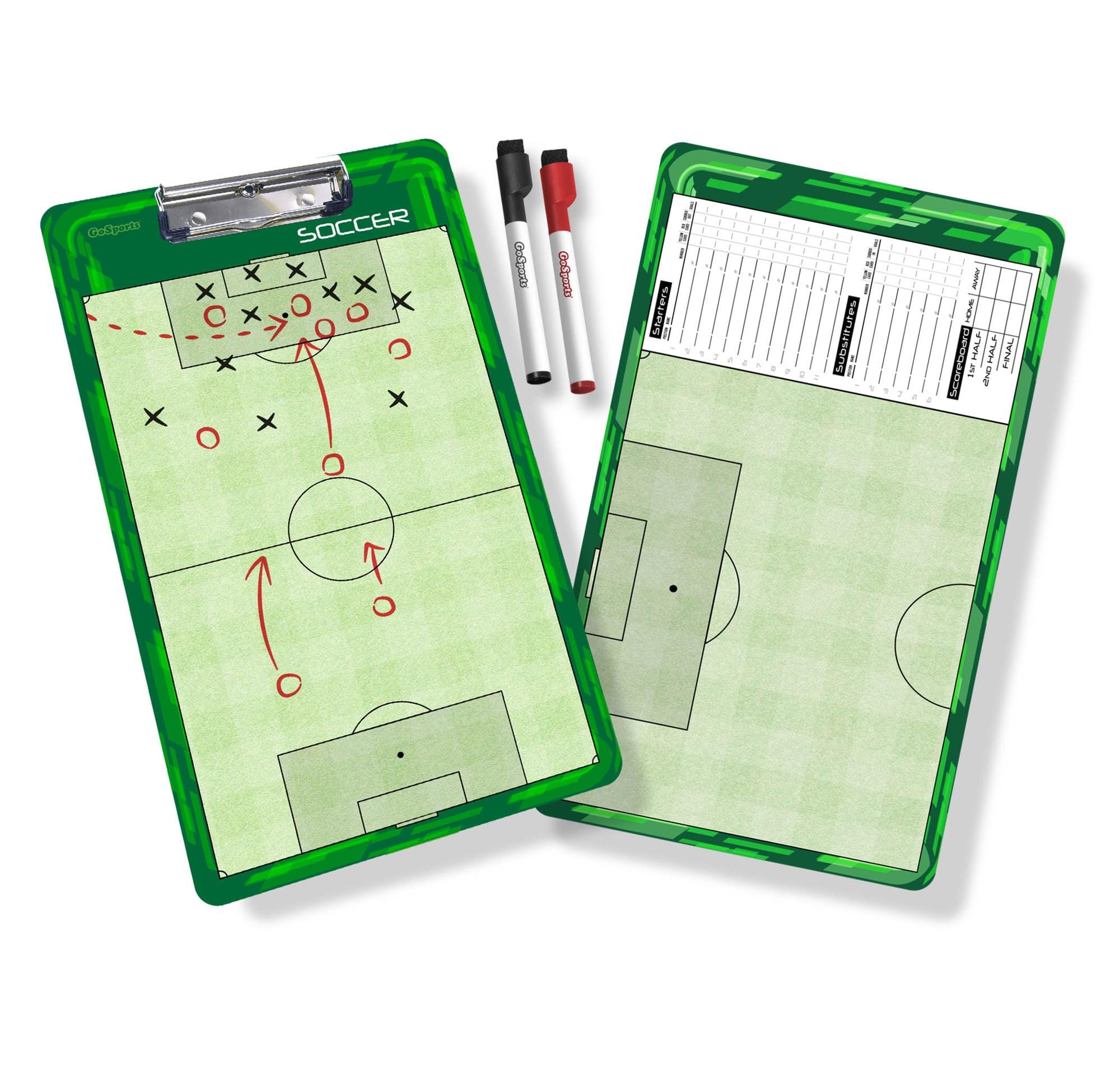 GoSports Coaches Dry-Erase Clipboards for Game Plans and Practice Organization Coaches Board GoSports