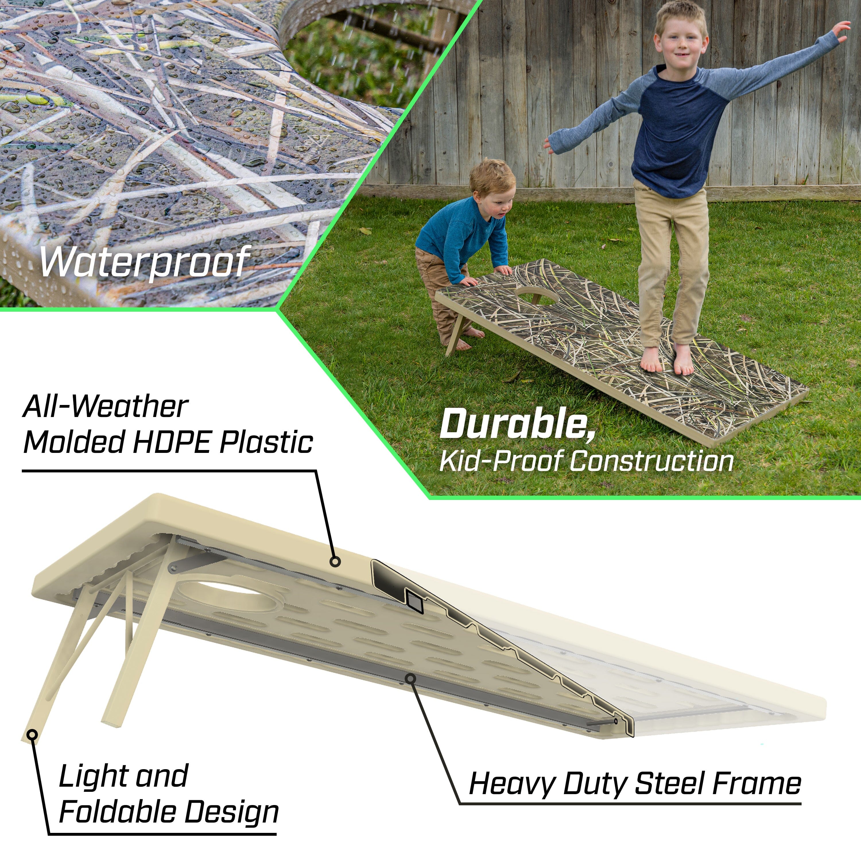 a child playing on a wooden ramp with a text overlay that reads, ' how to build