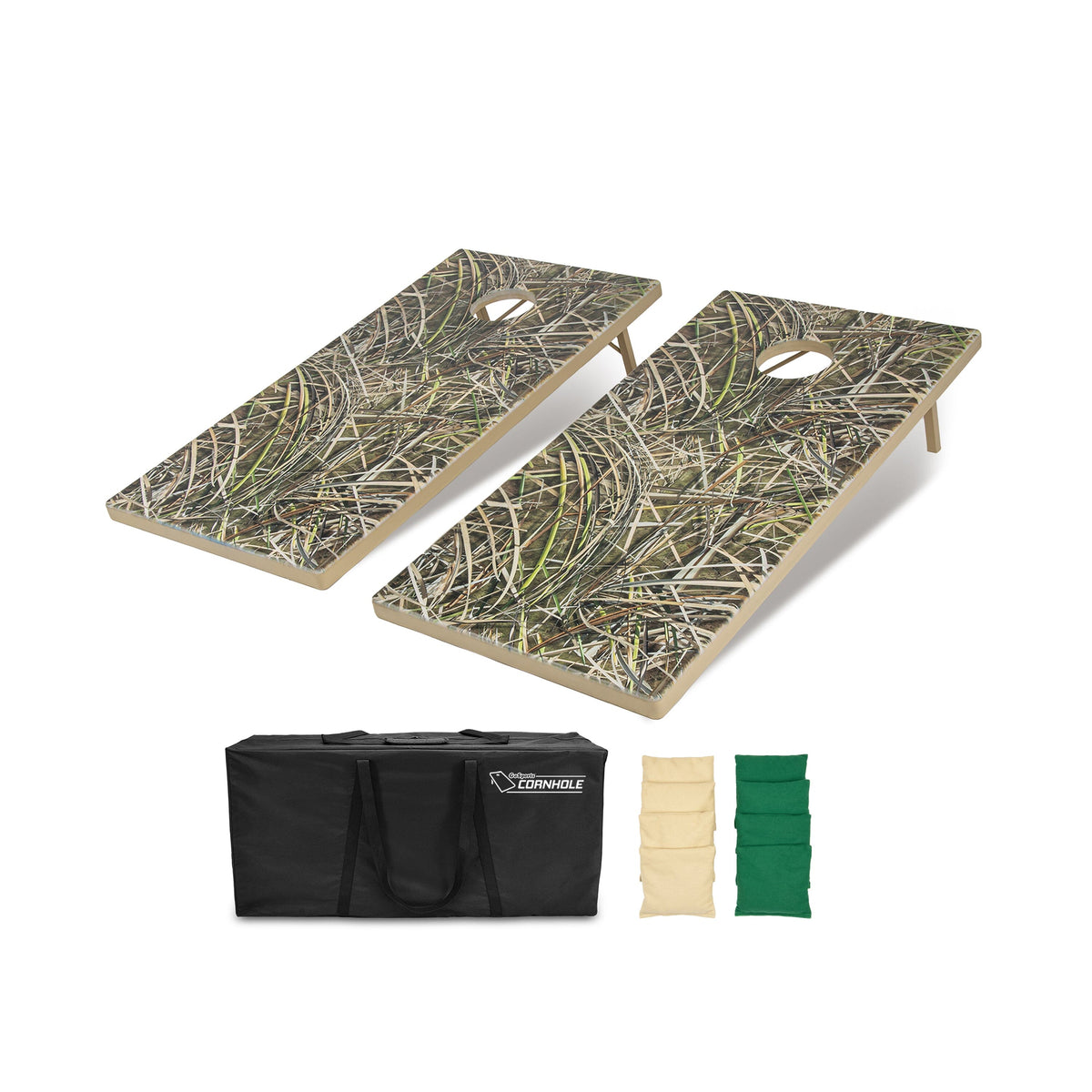 4' x 2' Tough Toss All Weather Cornhole Set GoSports Cornhole Reed Camo