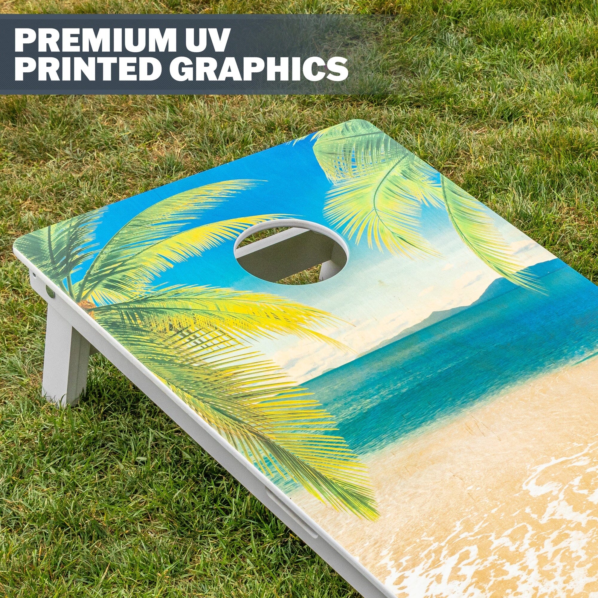 GoSports 4 x 2 ft Resort Collection All Weather Cornhole Board Set PlayGoSports.com