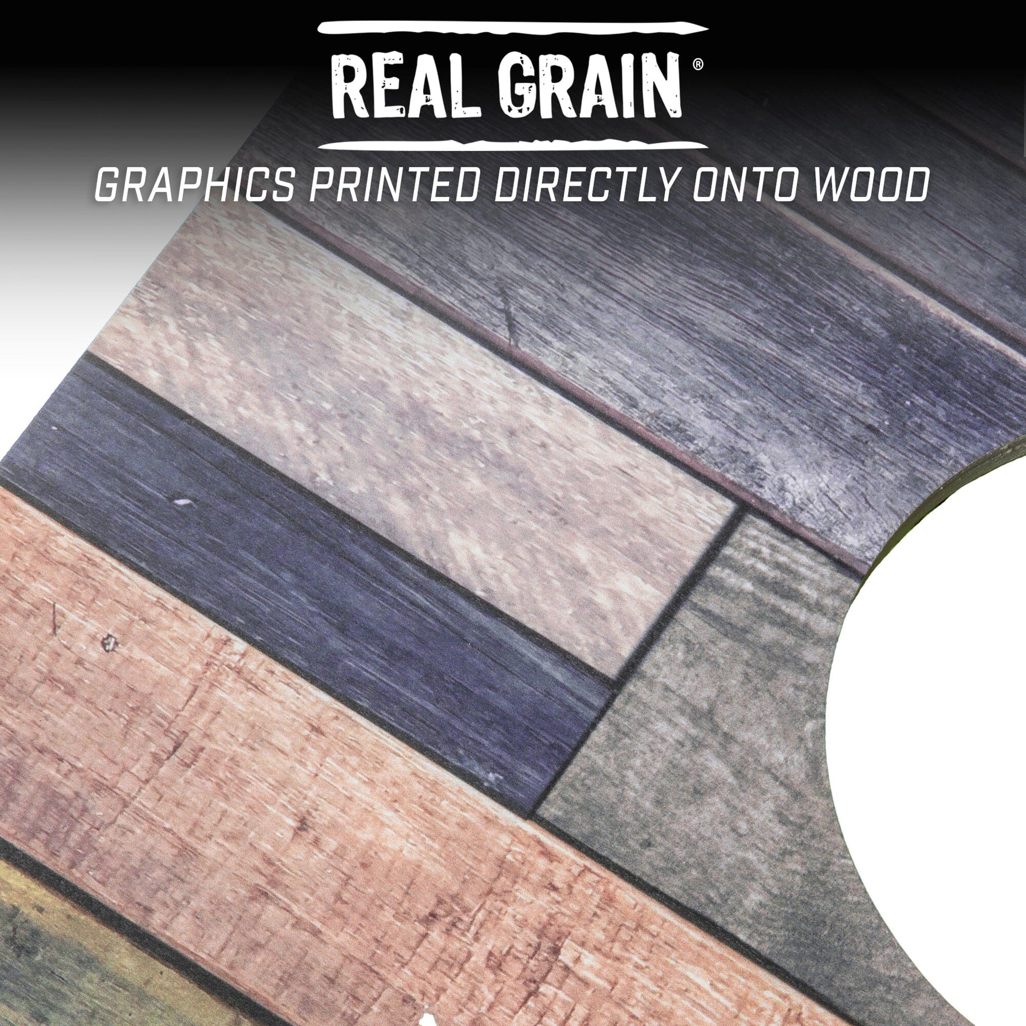 GoSports 4 x 2 ft Regulation Size Wood Cornhole Board Set - Scrapwood Design, Includes 2 Boards, 8 Bean Bags, Carrying Case and Game Rules GoSports